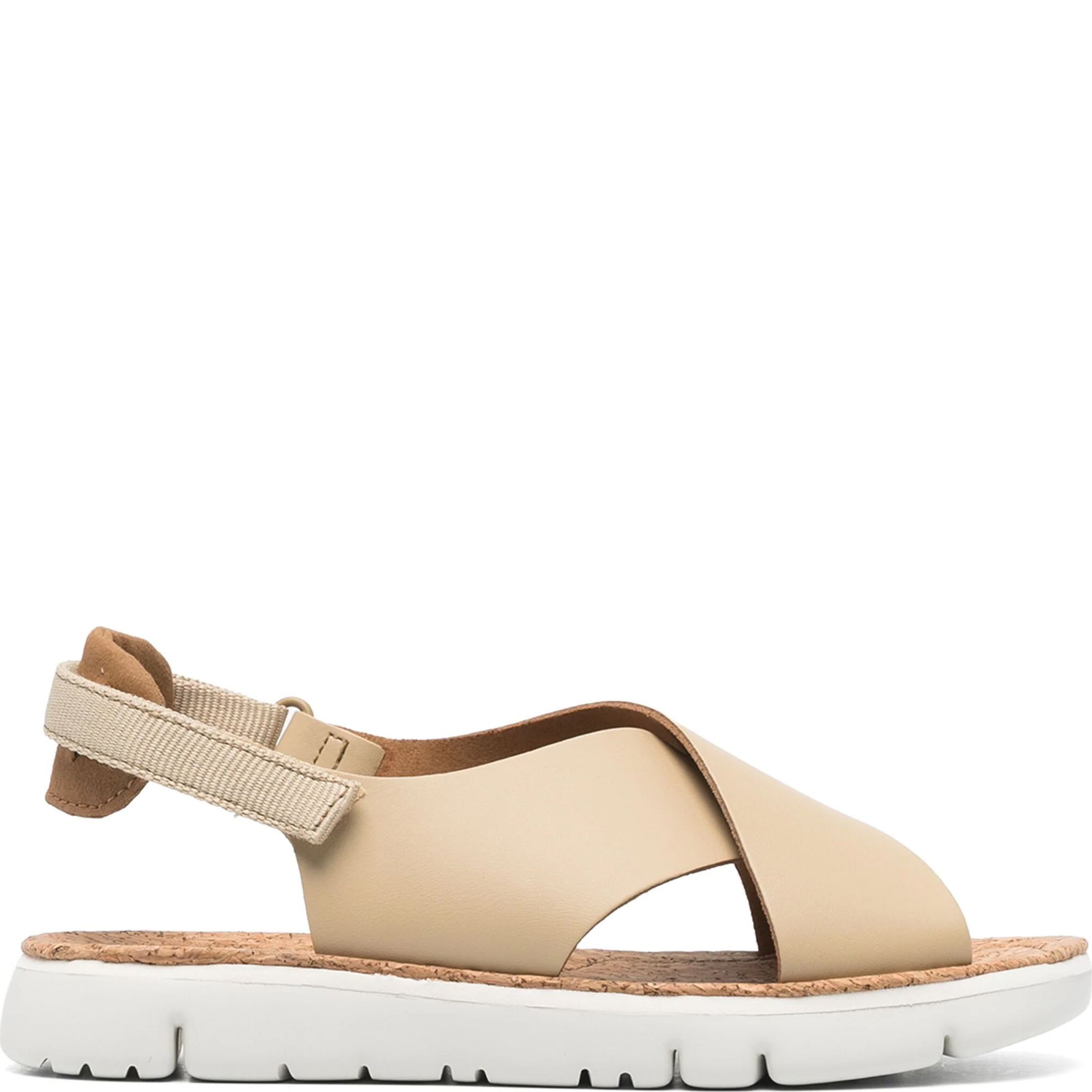 CAMPER Basutės moterims, Smėlio, Lasted sandals 2