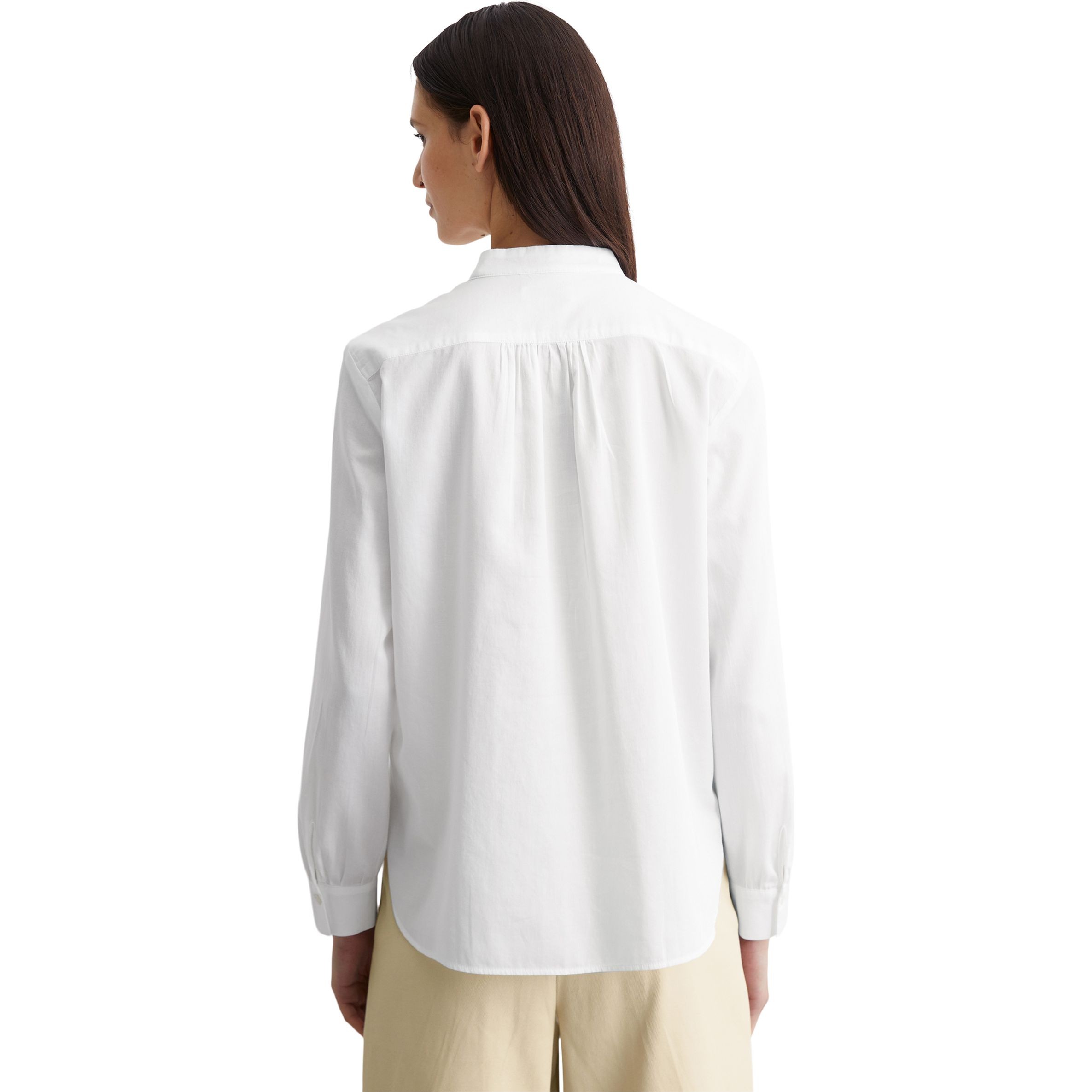 MARC O'POLO Marškiniai ilgomis rankovėmis moterims, Balta, Shirts lon M00084542027 3