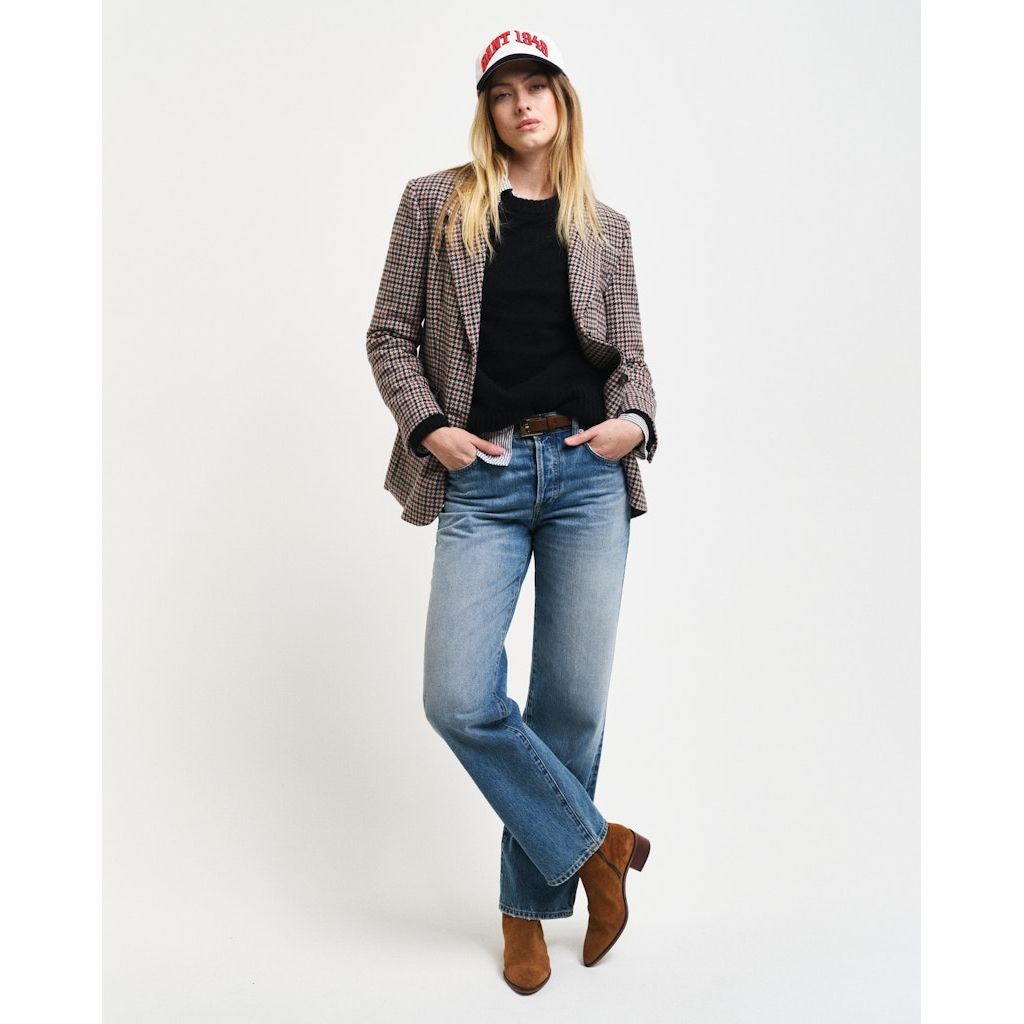 GANT Švarkas moterims, Marga, Reg houndstooth blazer 5