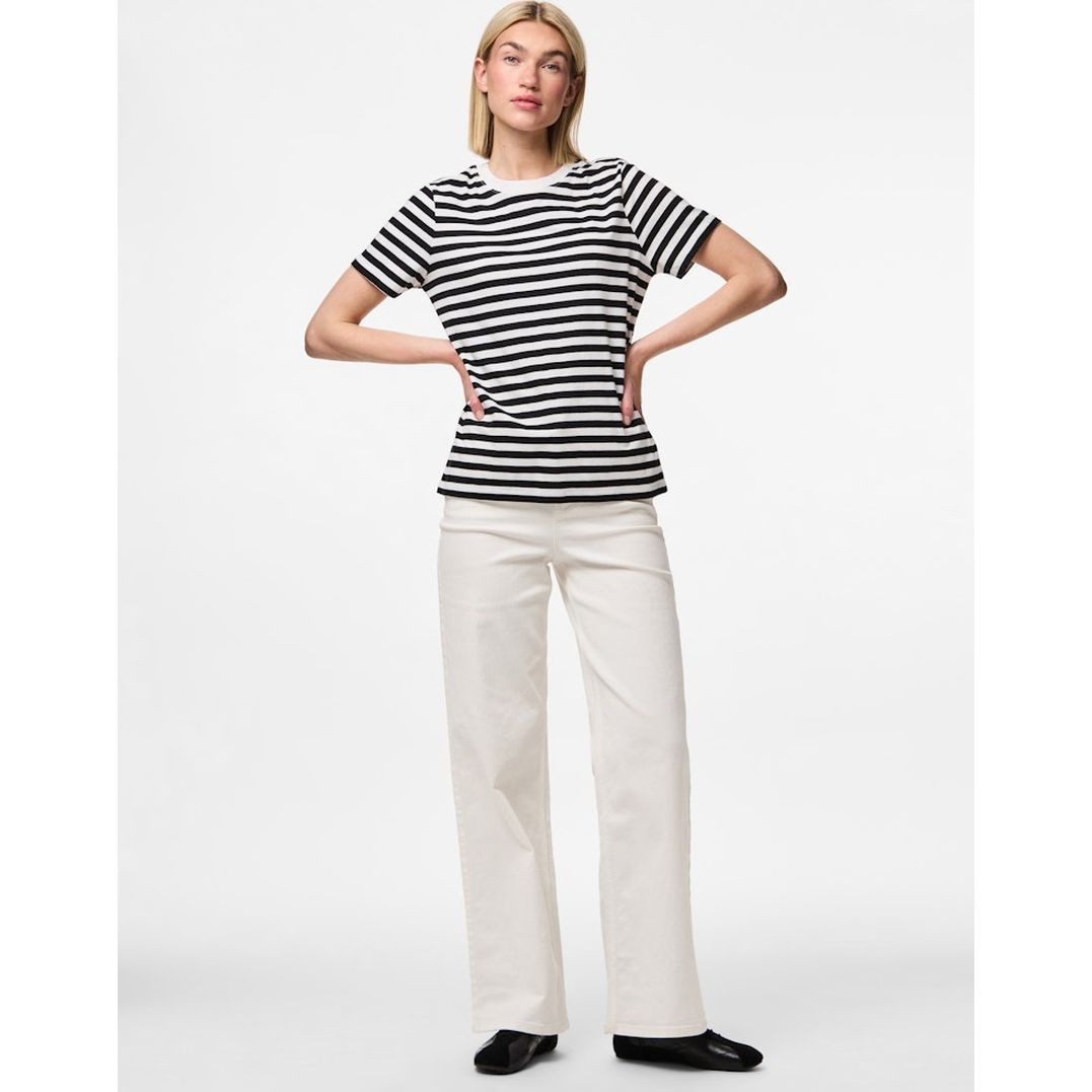 PIECES Marškinėliai moterims, Marga, Ria tee 5