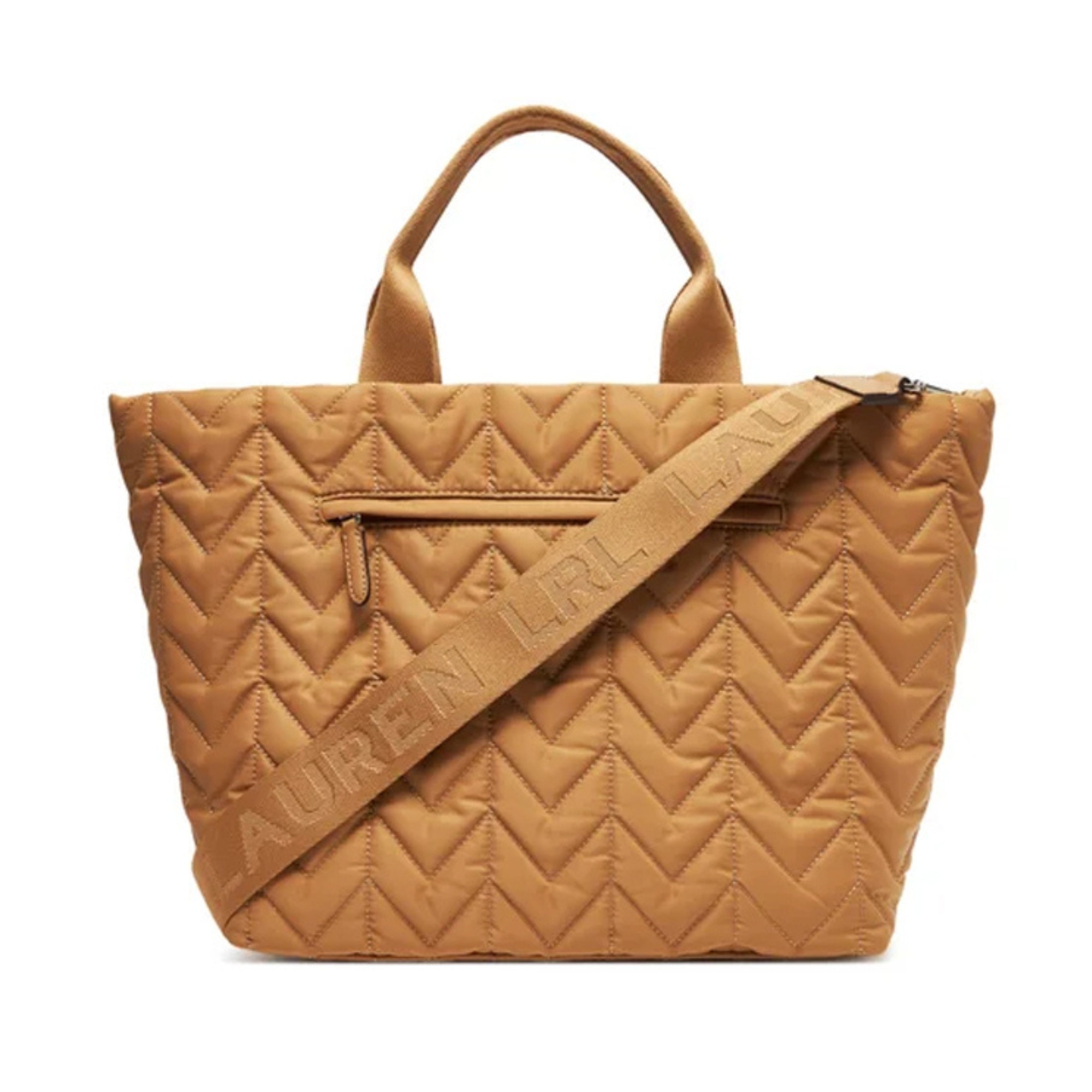 LAUREN RALPH LAUREN Pirkinių krepšys moterims, Chaki, Stevie tp zp tote extra large 2