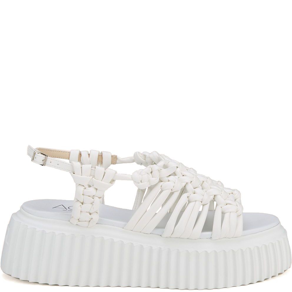 AGL Basutės moterims, Balta, Alice flatform sandals 2