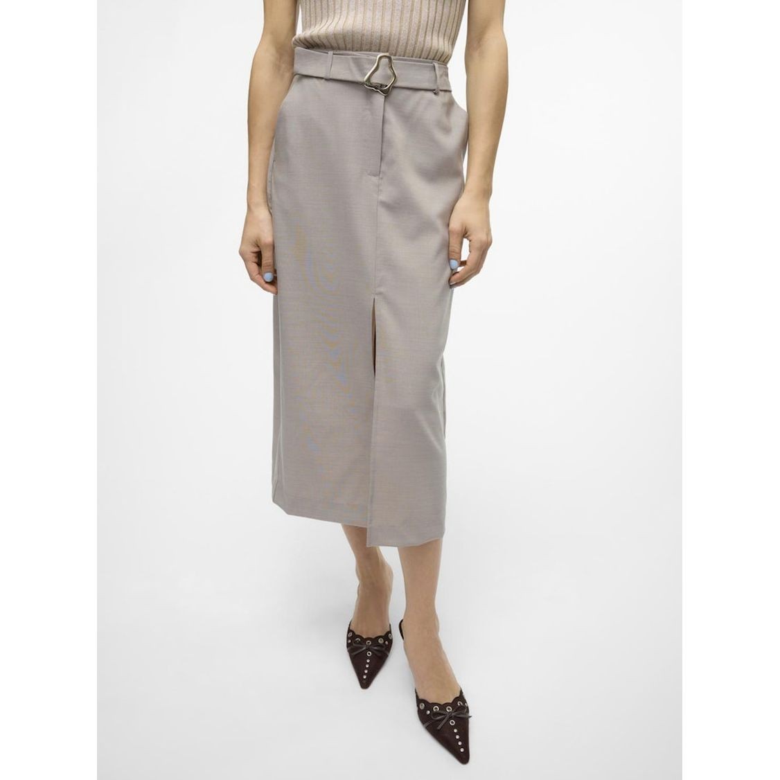 VERO MODA Midi sijonas moterims, Ruda, Vmjanne midi skirt 5