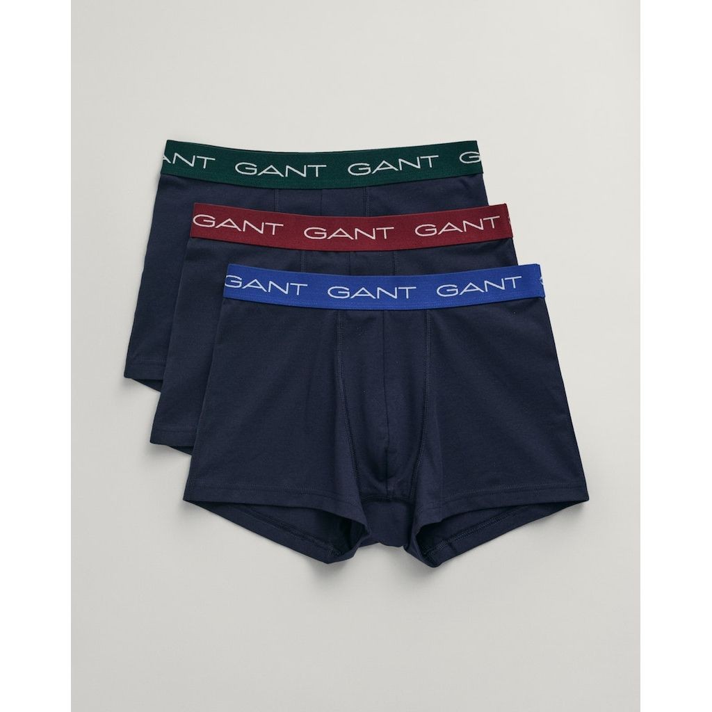 GANT Ilginti apatiniai vyrams, Raudona, TRUNK 3-PACK 1