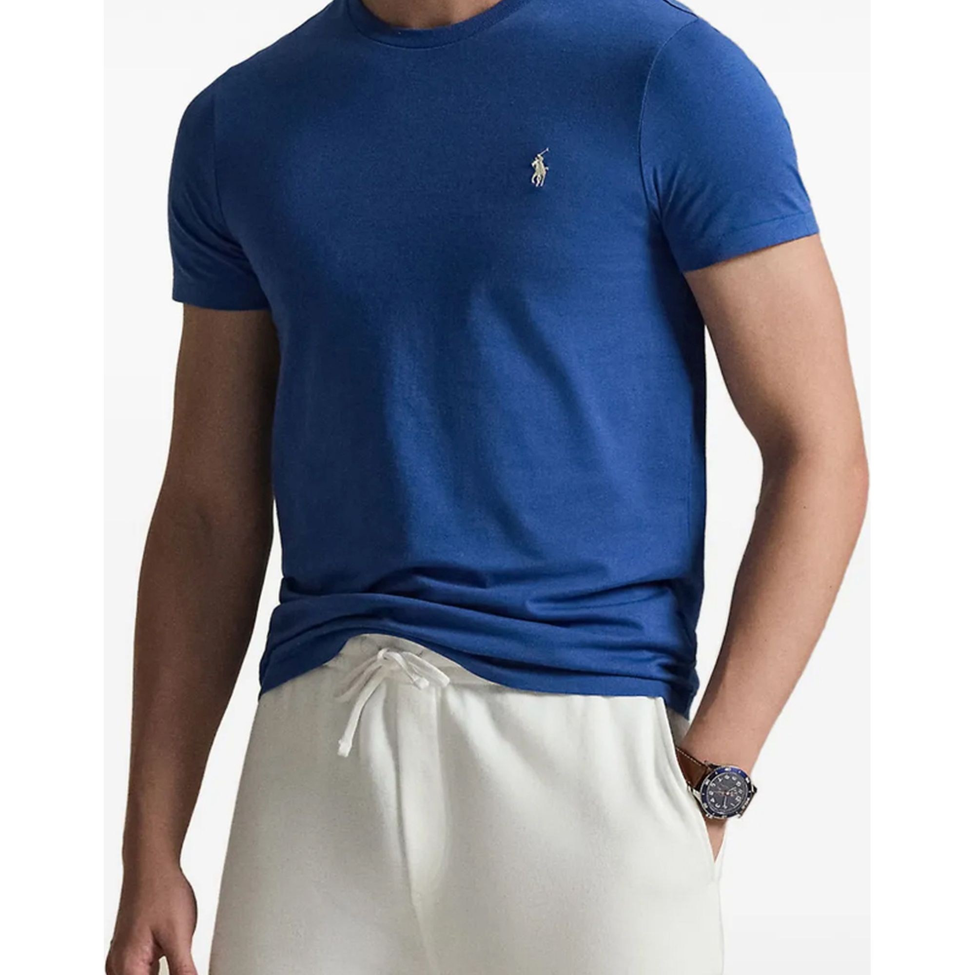 POLO RALPH LAUREN Marškinėliai trump. rankovėmis vyrams, Mėlyna, Short sleeve-t-shirt 2