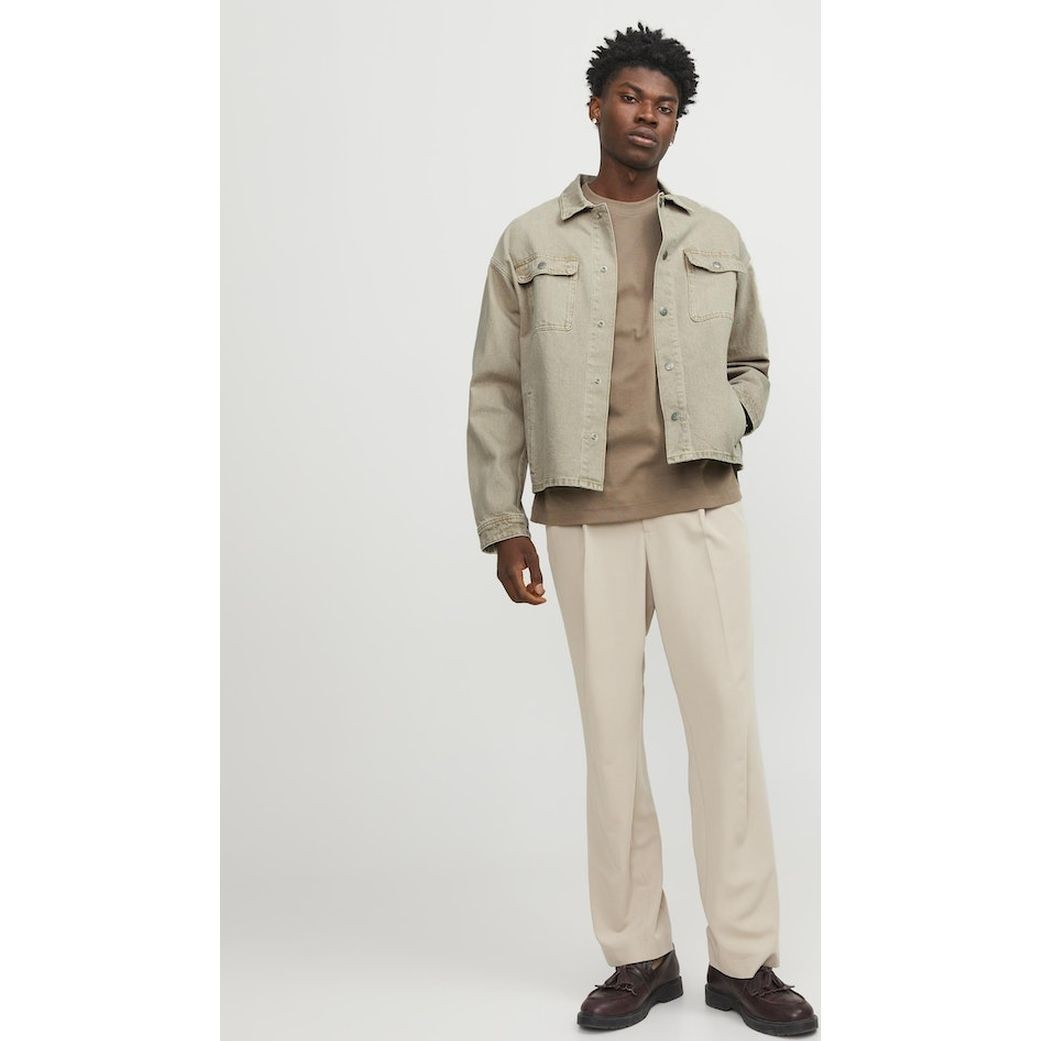 JACK & JONES Marškiniai vyrams, Smėlio, Jjichase shirts 7
