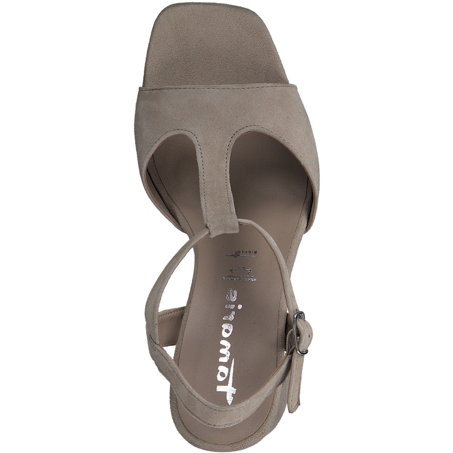 TAMARIS Basutės moterims, Smėlio, SANDALS 5