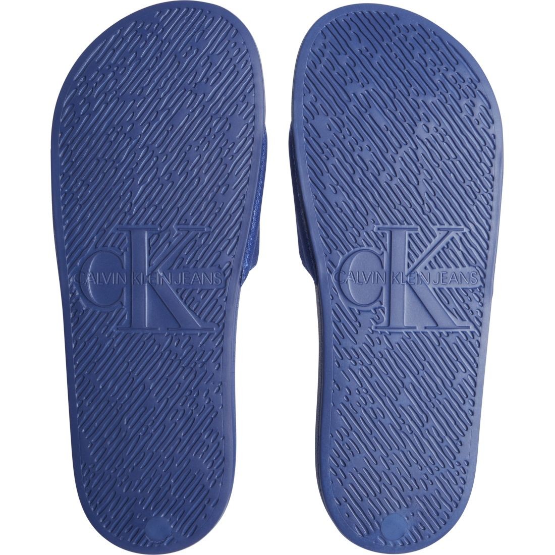 CALVIN KLEIN JEANS Šlepetės vyrams, Mėlyna, Slide monogram 4