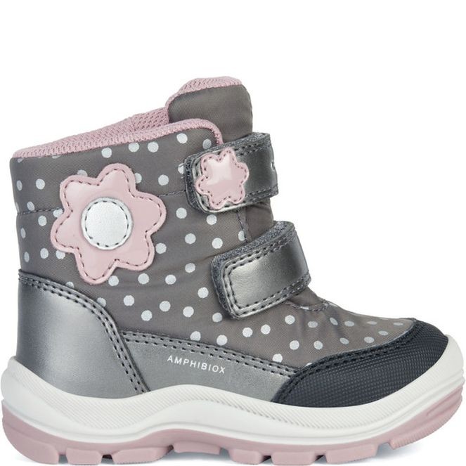GEOX Aulinukai mergaitėms, Pilka, Flanfil abx booties 1