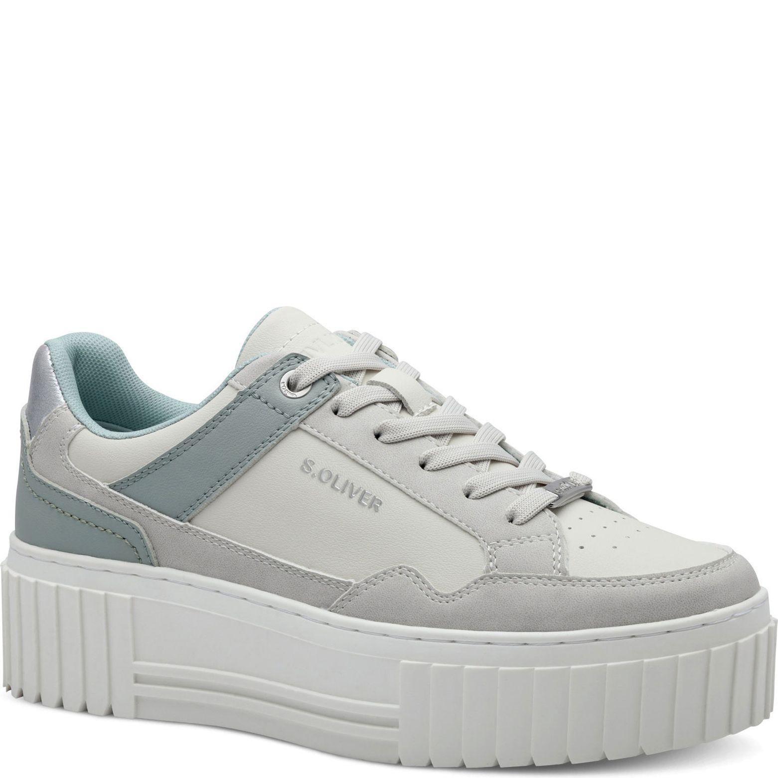 S.OLIVER Laisvalaikio bateliai moterims, Balta, Women Lace-up 1