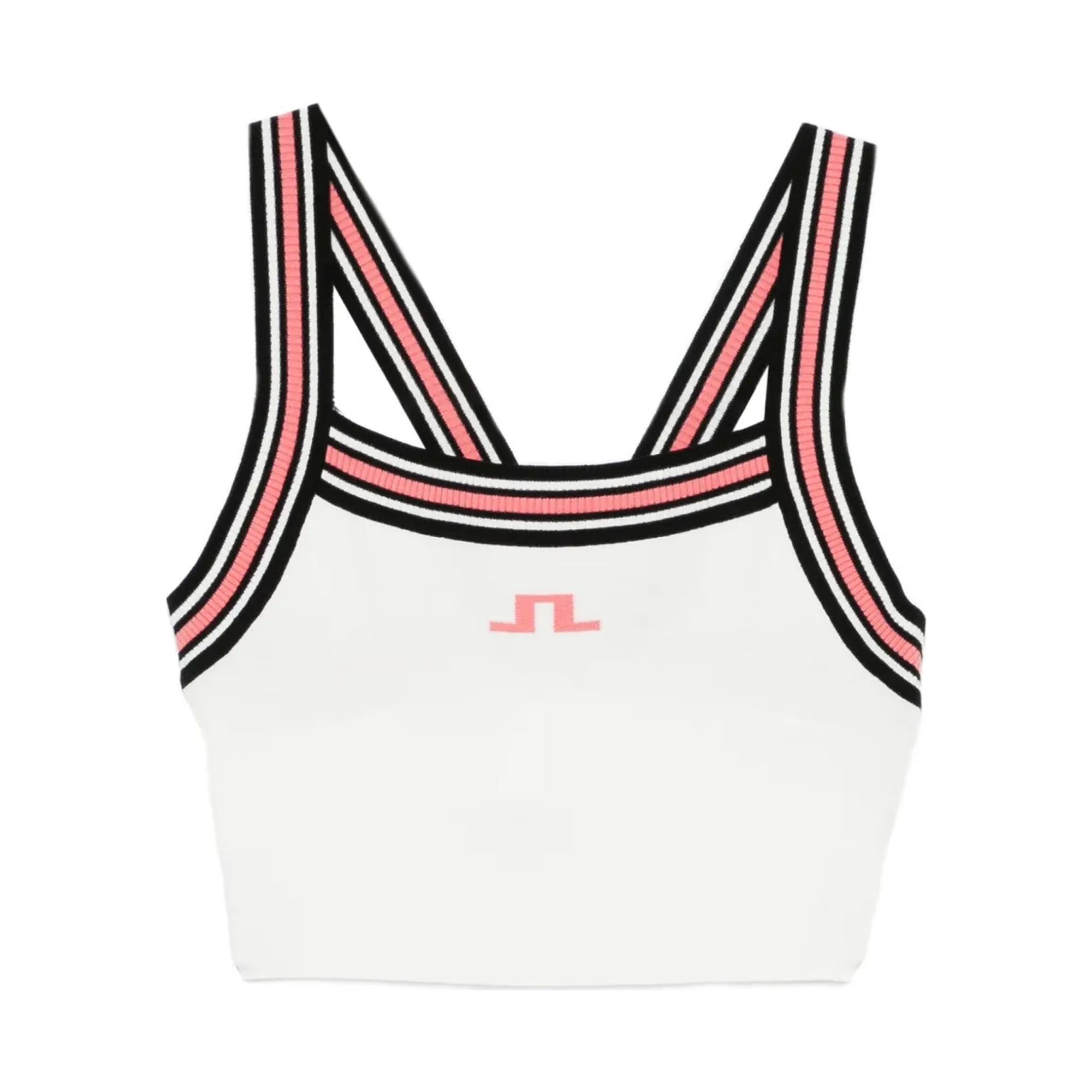 J.LINDEBERG Trumpinti marškinėliai moterims, Balta, Nori knit crop top 1