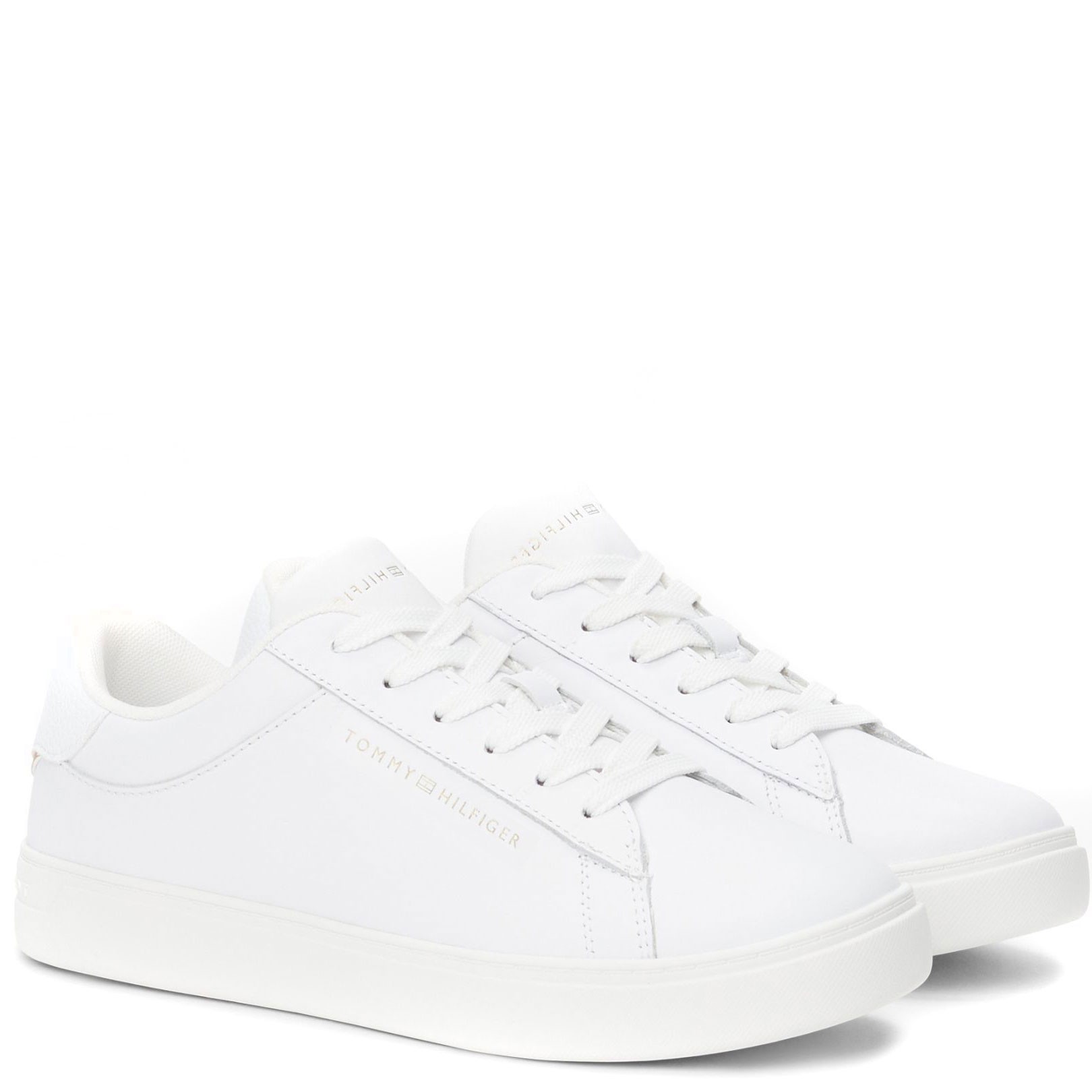 TOMMY HILFIGER Laisvalaikio bateliai moterims, Balta, Essential court sneaker 1