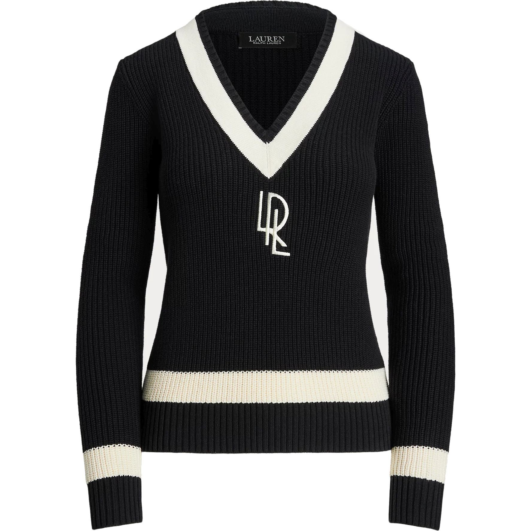 LAUREN RALPH LAUREN Sportinis nertinis moterims, Juoda, Meren long sleeve pullover