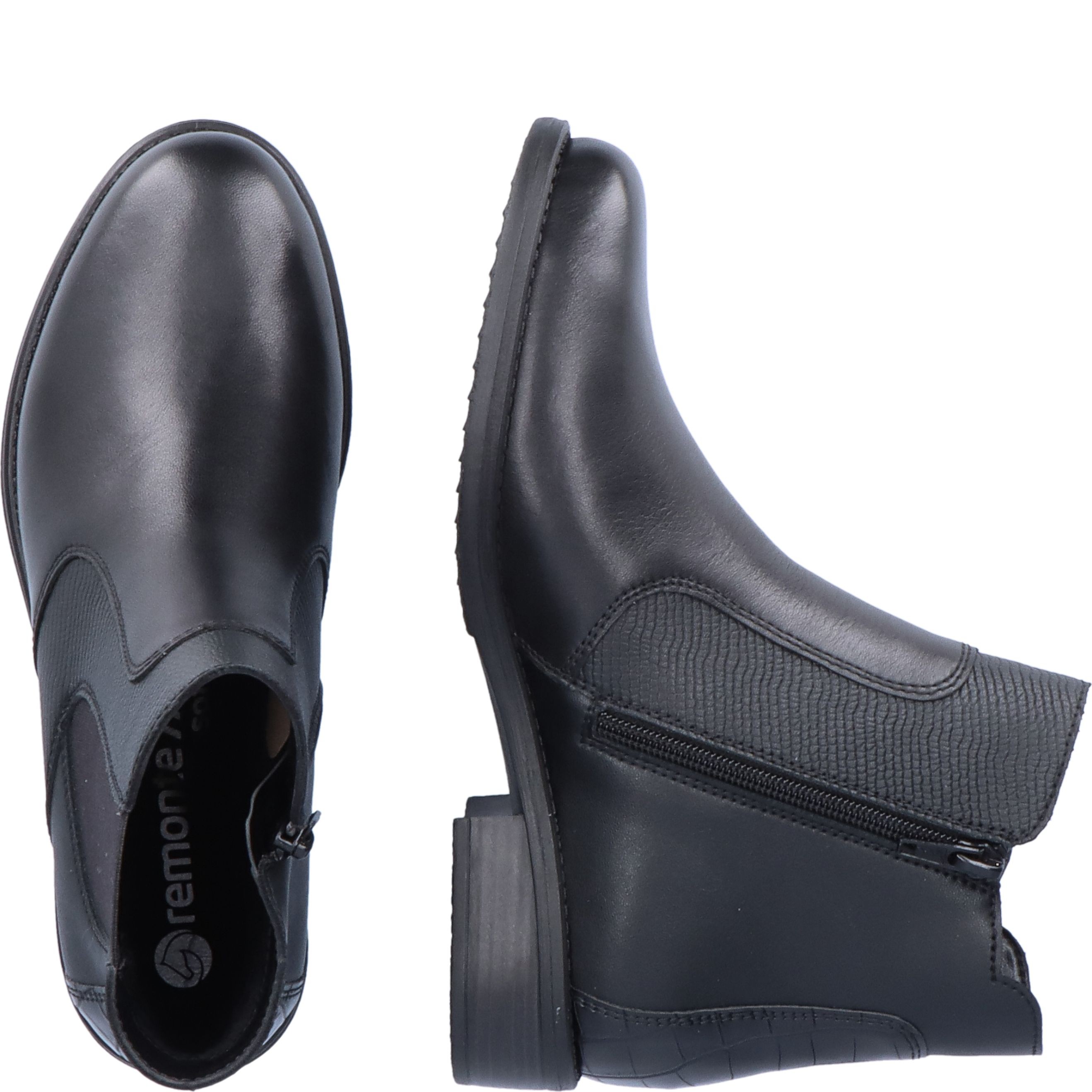 REMONTE Aulinukai moterims, Juoda, Ladies mid height boots 12