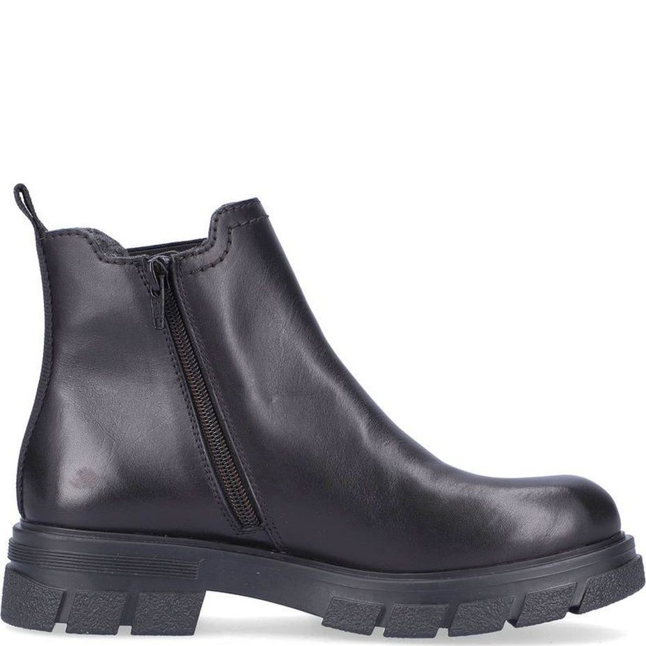 RIEKER Aulinukai moterims, Juoda, BOOTIES 3