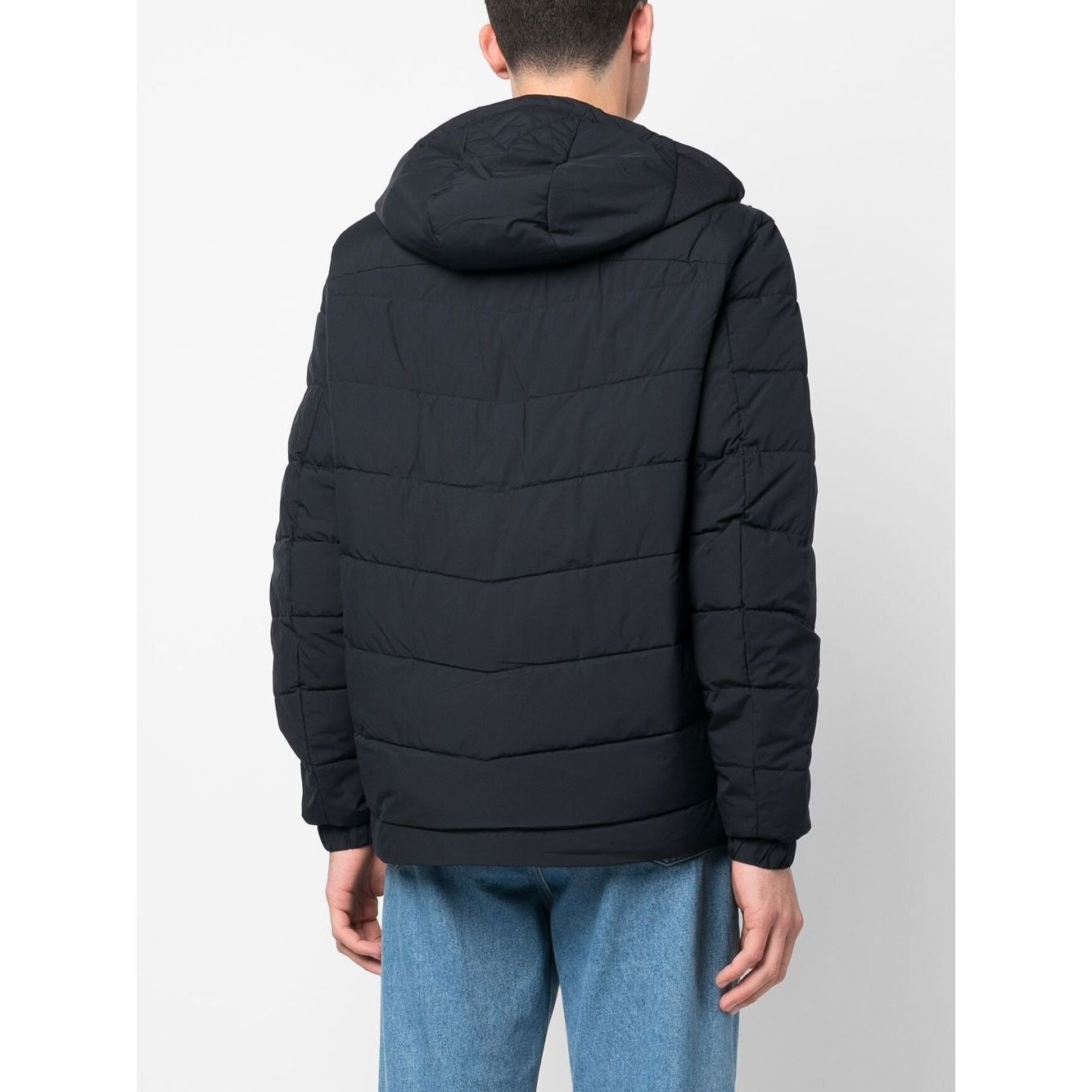TOMMY HILFIGER Lengva striukė vyrams, Mėlyna, Branded hooded jacket 4