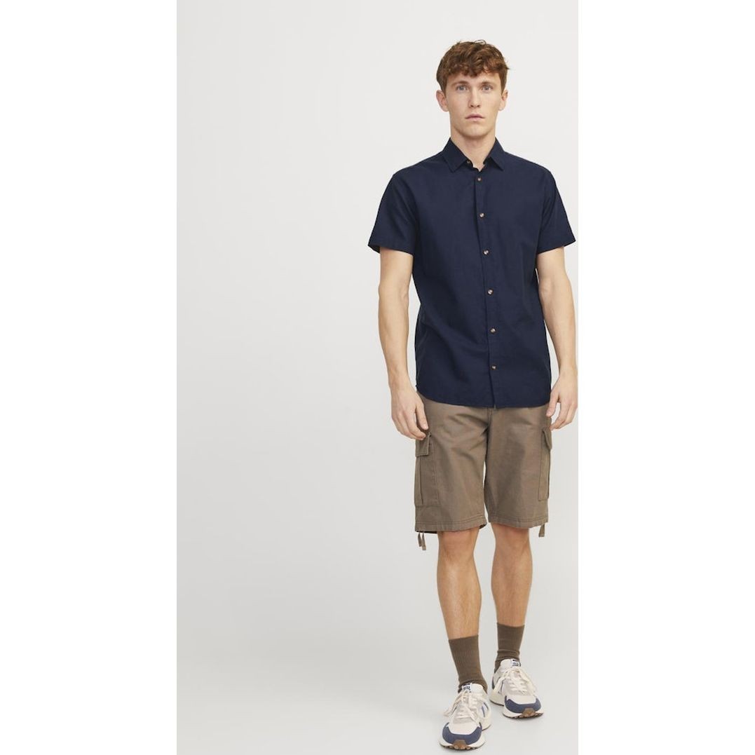 JACK & JONES Marškiniai vyrams, Mėlyna, Jjesummer shirts 3