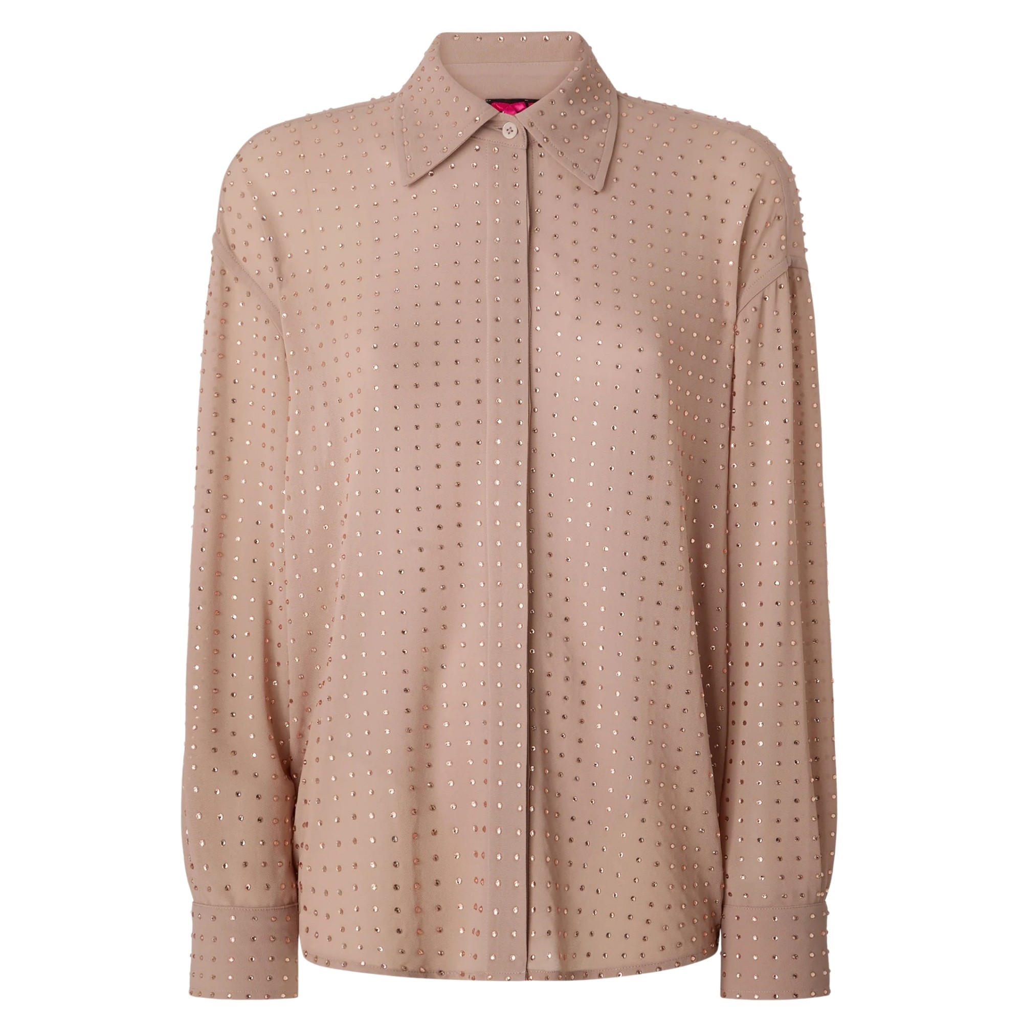 PINKO Marškiniai ilgomis rankovėmis moterims, Rožinė, Oliva shirt 1