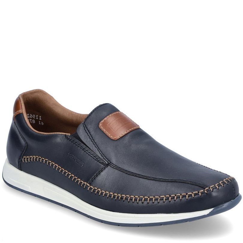 RIEKER Klasikiniai batai vyrams, Mėlyna, FORMAL 1