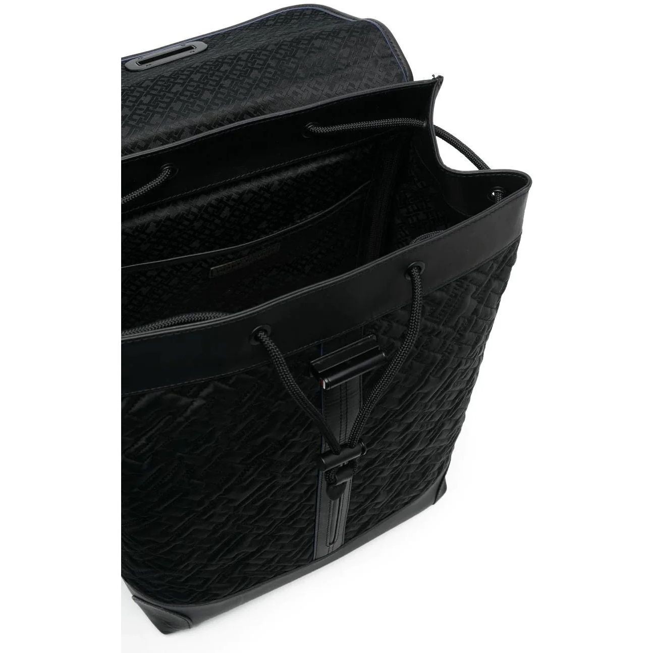 TOMMY HILFIGER Kuprinė vyrams, Juoda, TH TURNLOBACKPAQUILTED 3