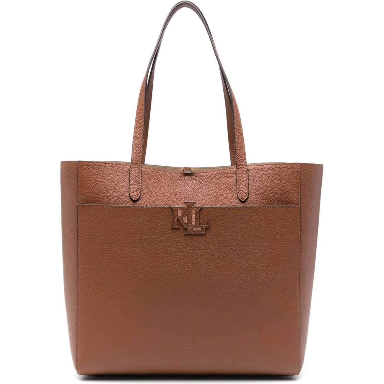 LAUREN RALPH LAUREN Pirkinių krepšys moterims, Ruda, Cmryn lg tt tote large 1