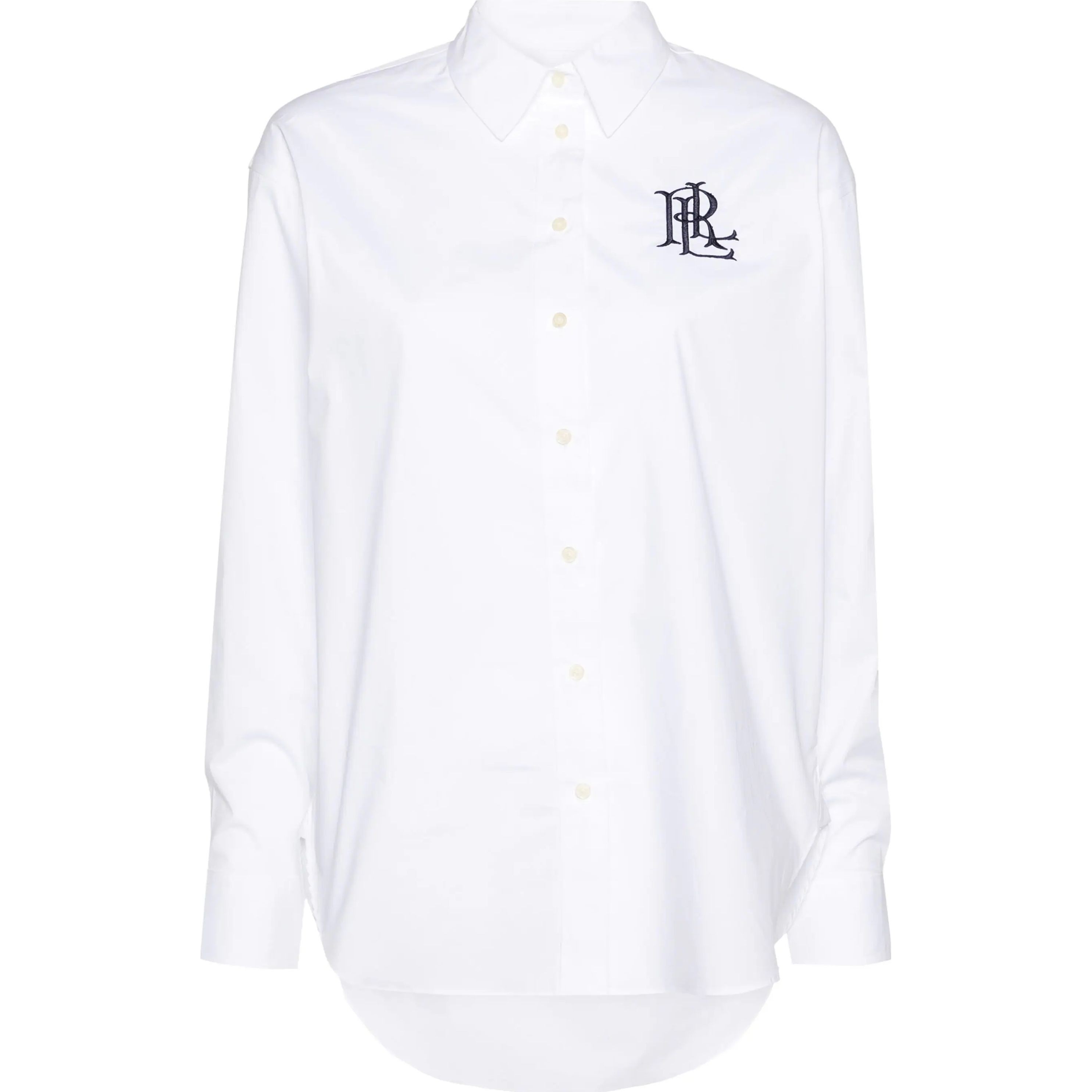 LAUREN RALPH LAUREN Marškiniai ilgomis rankovėmis moterims, Balta, Long sleeve button front shirt