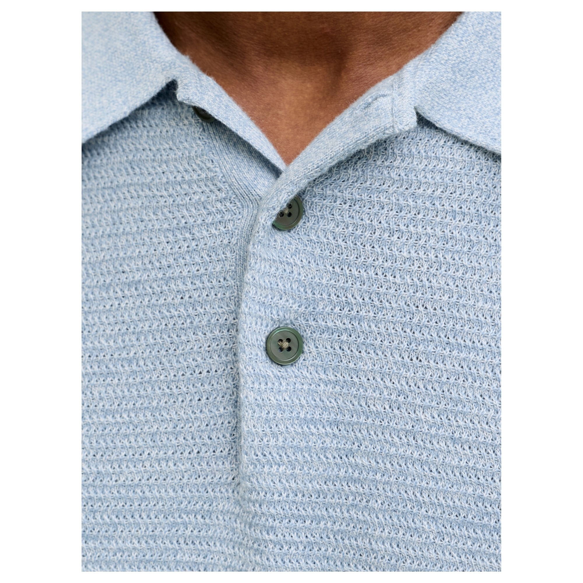 JACK & JONES Megzta palaidinė vyrams, Mėlyna, Riley polo 2