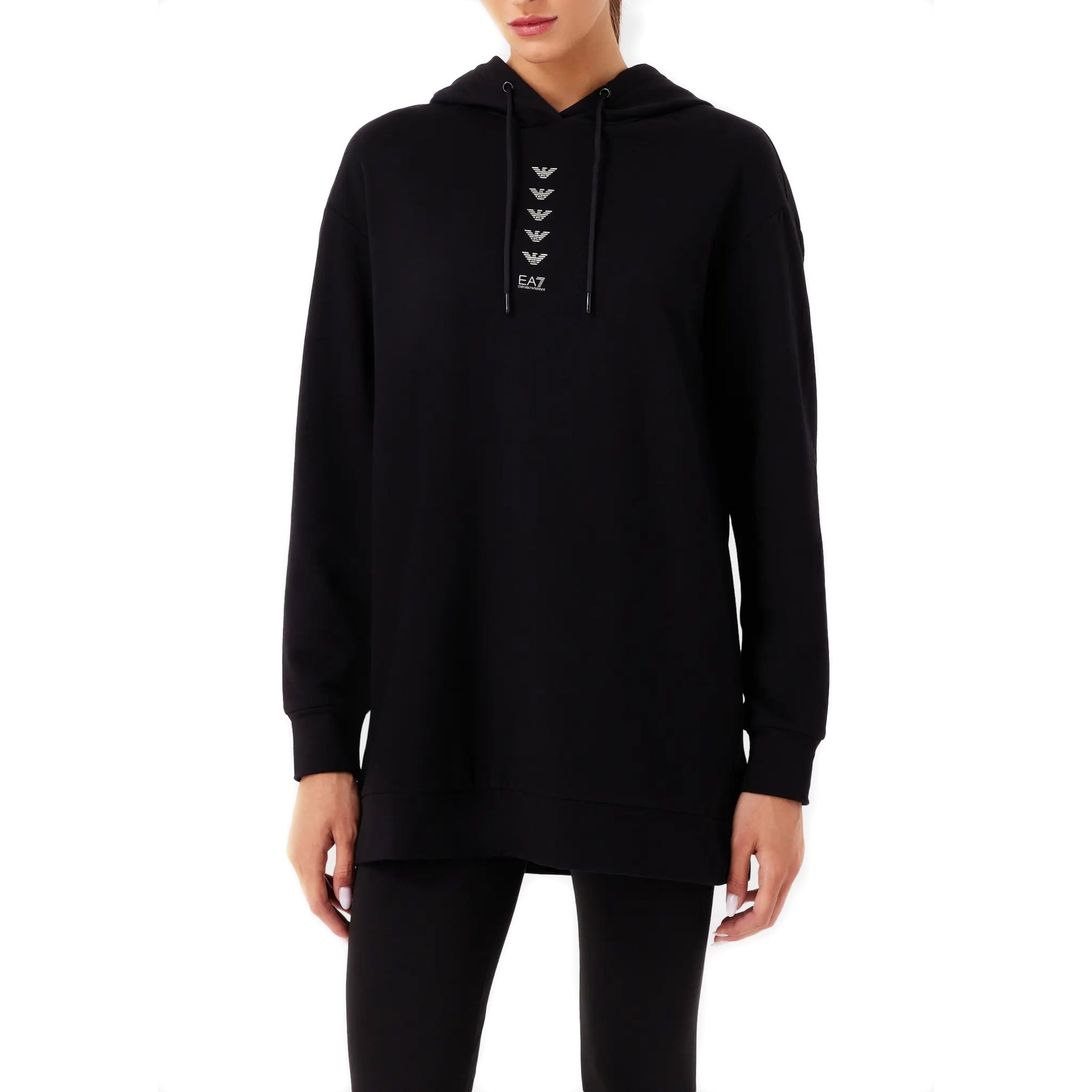 EA7 Sportinis nertinis moterims, Juoda, Sweatshirt 2