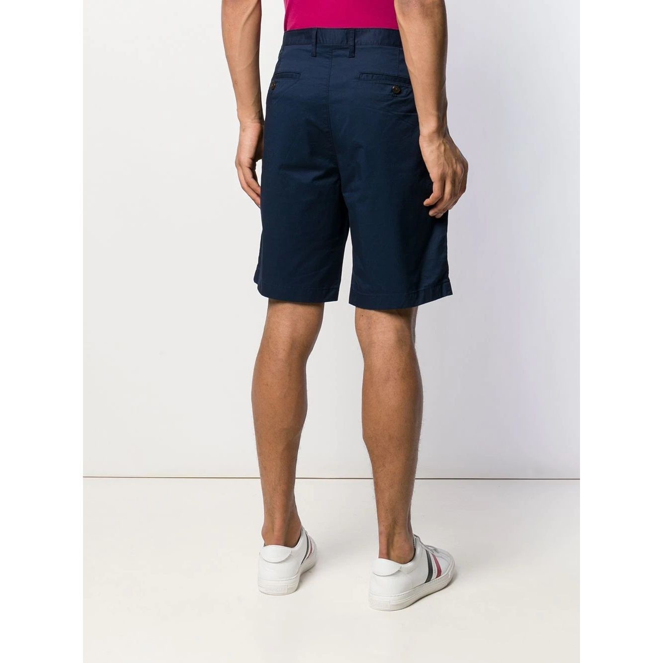 MICHAEL KORS Šortai vyrams, Mėlyna, Washed cotton short 4