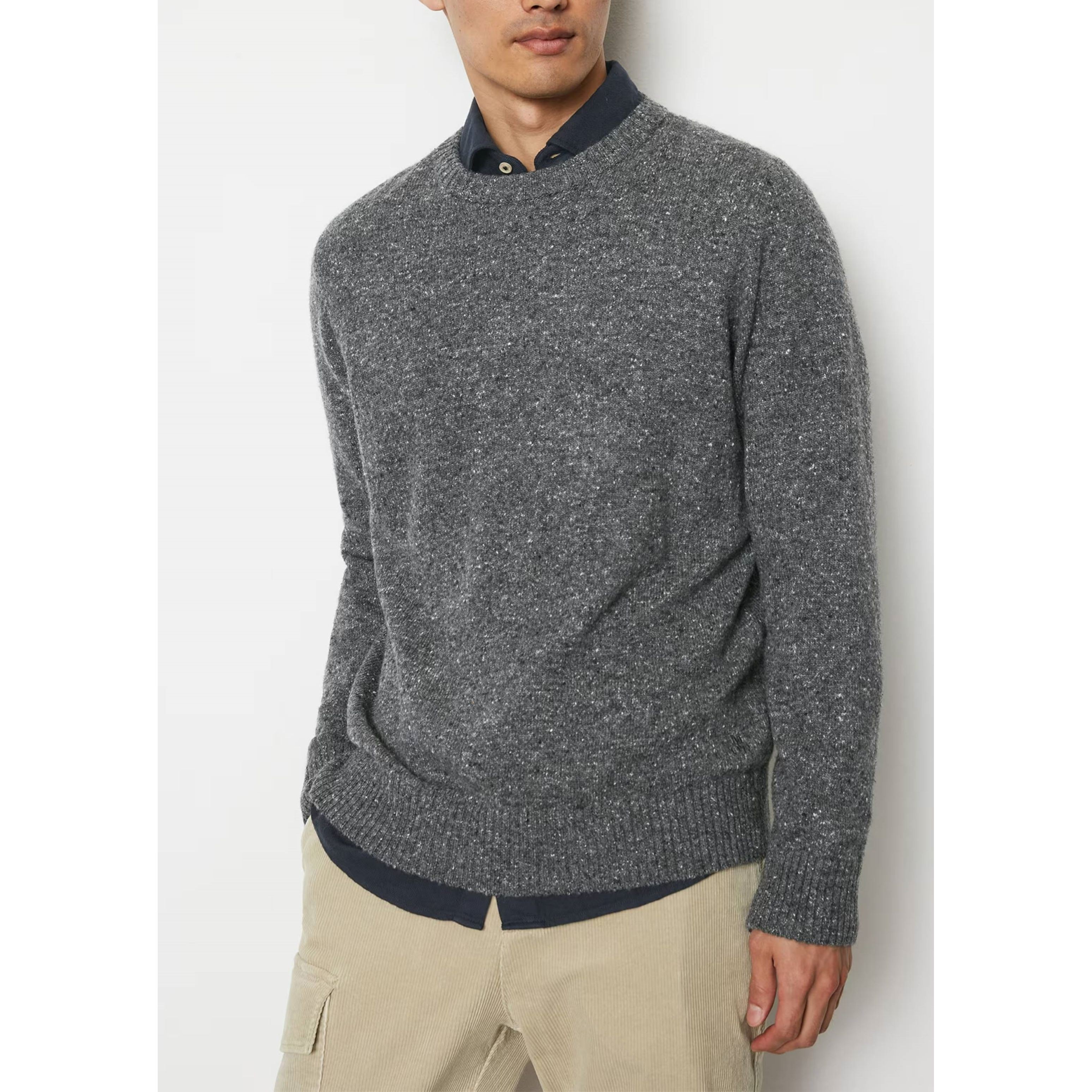 MARC O'POLO Megztinis vyrams, Pilka 2