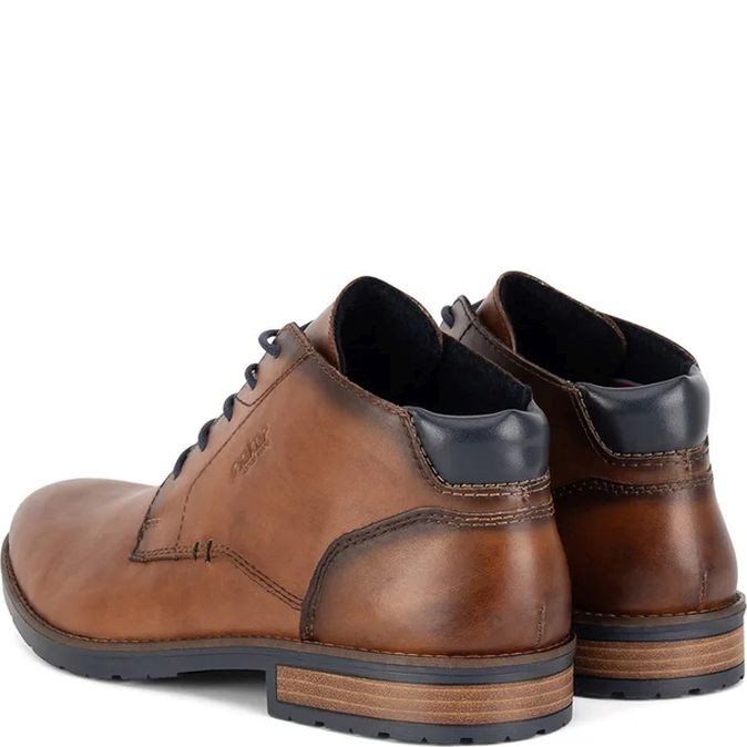 RIEKER Aulinukai vyrams, Ruda, Mens short boots 3
