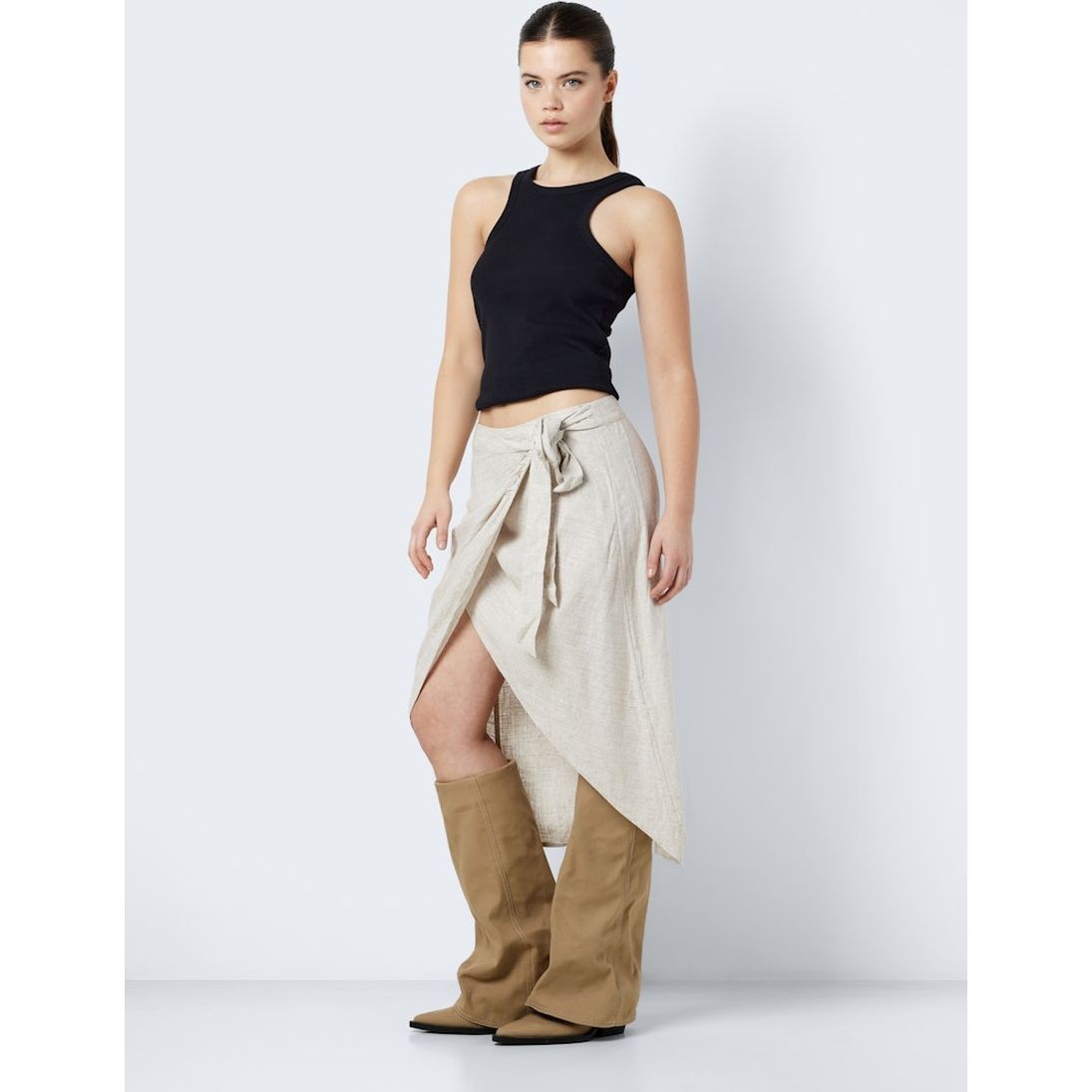 NOISY MAY Maxi sijonas moterims, Kūno, Nmleilani maxi skirt 4