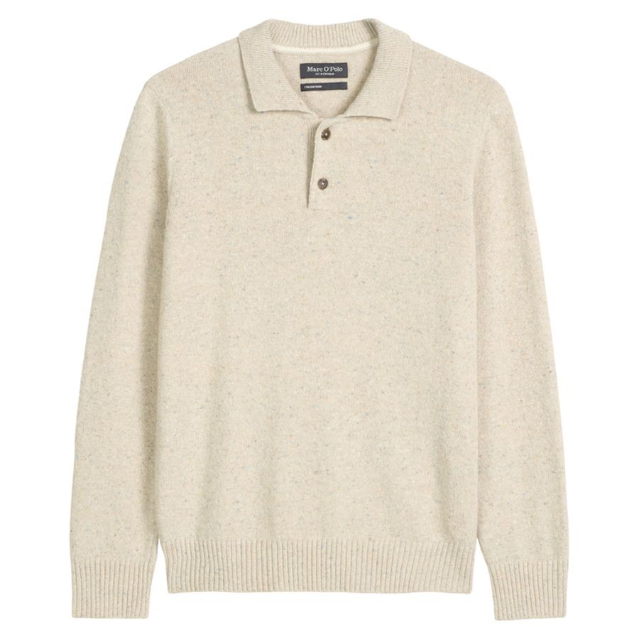 MARC O'POLO Polo marškiniai ilgos rank. vyrams, Pilka, 530506660390 Polo long