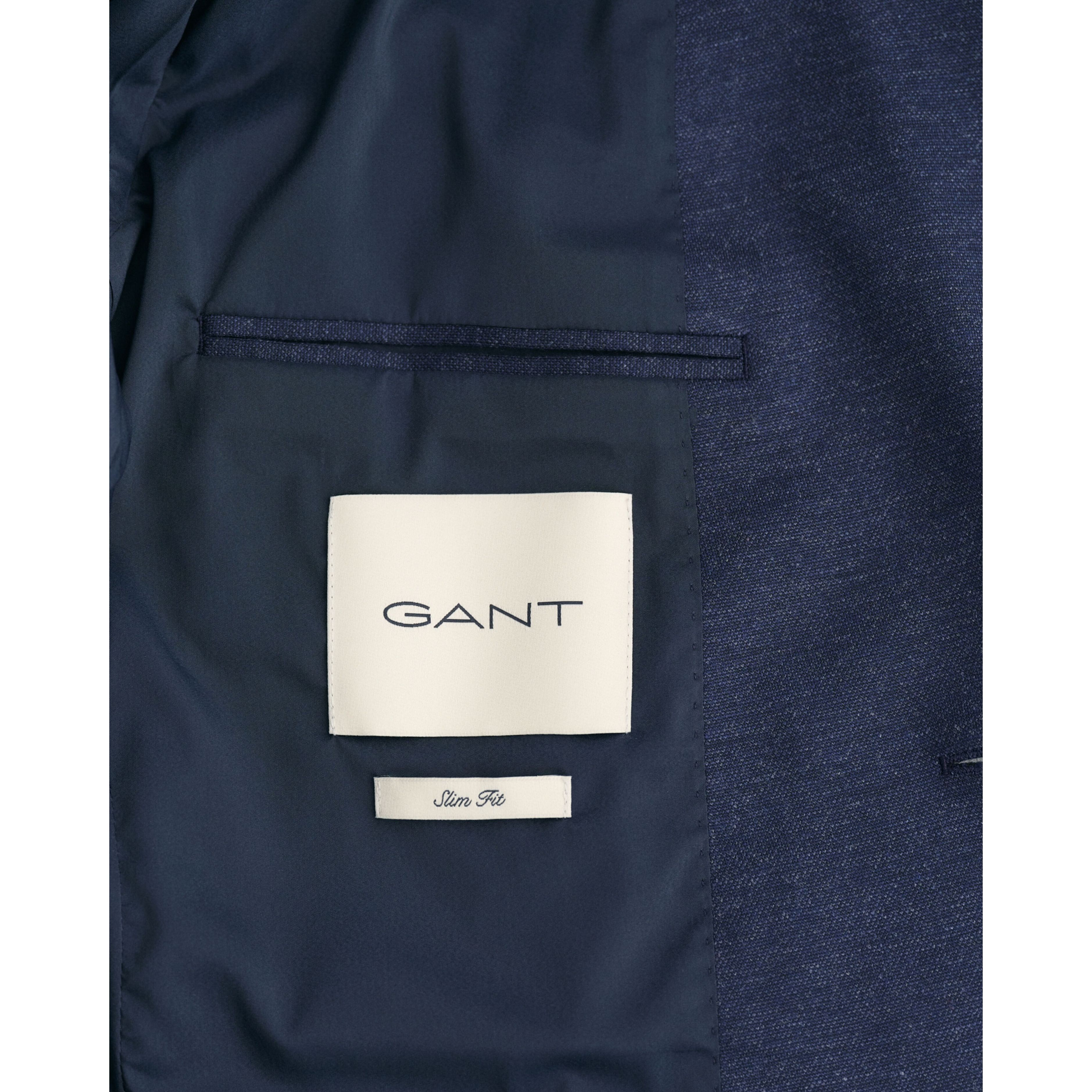 GANT Švarkas vyrams, Mėlyna, SLIM JERSEY BLAZER 2