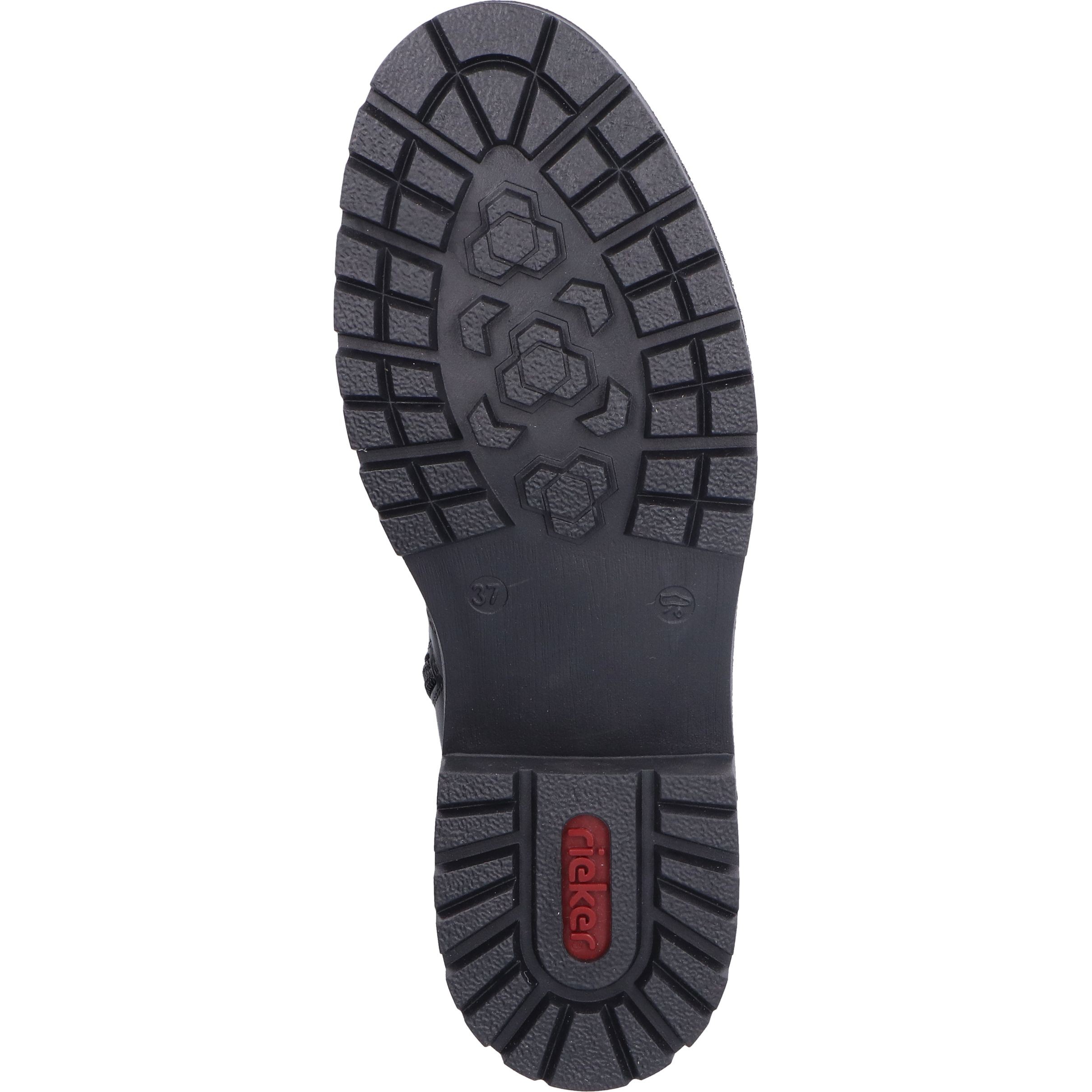 RIEKER Aulinukai moterims, Juoda, Ladies mid height boots TOPS 10