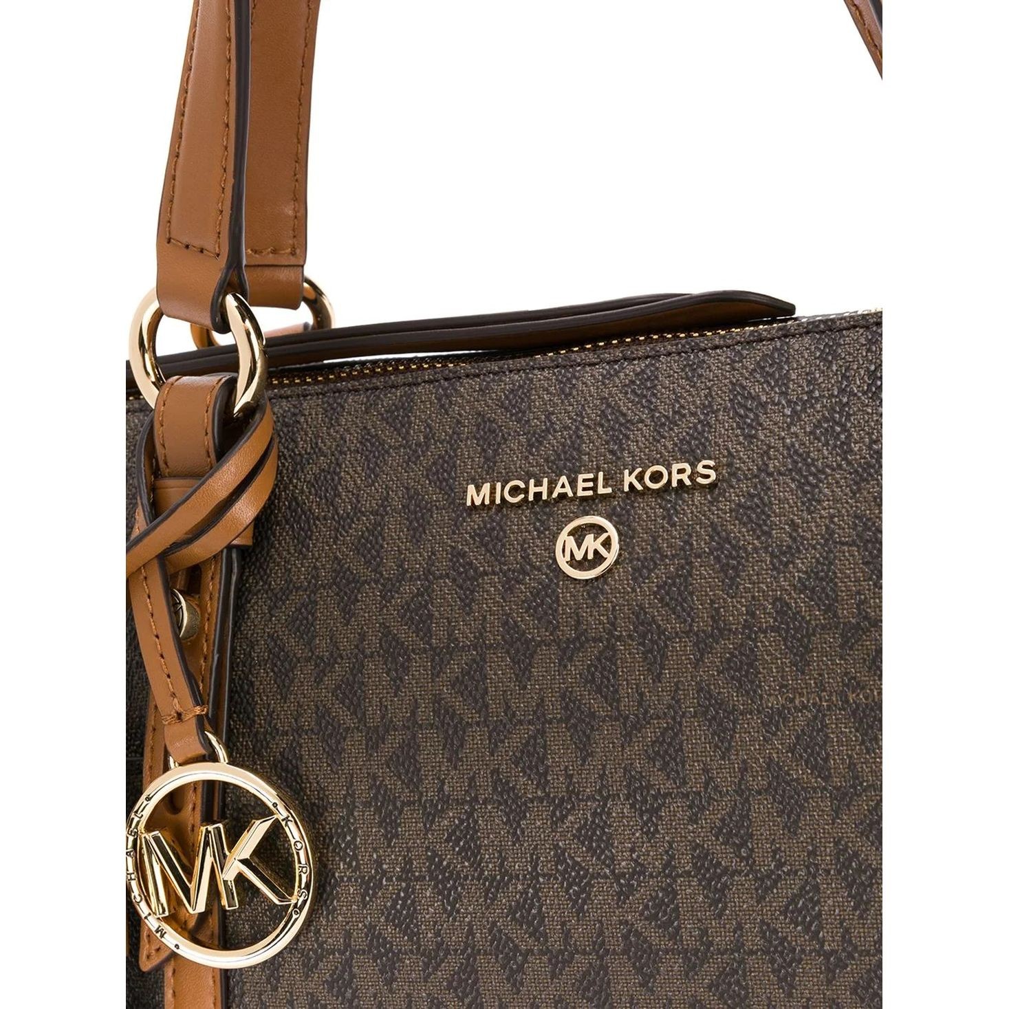MICHAEL KORS Pirkinių krepšys moterims, Ruda, SM conv top-zip tote 3
