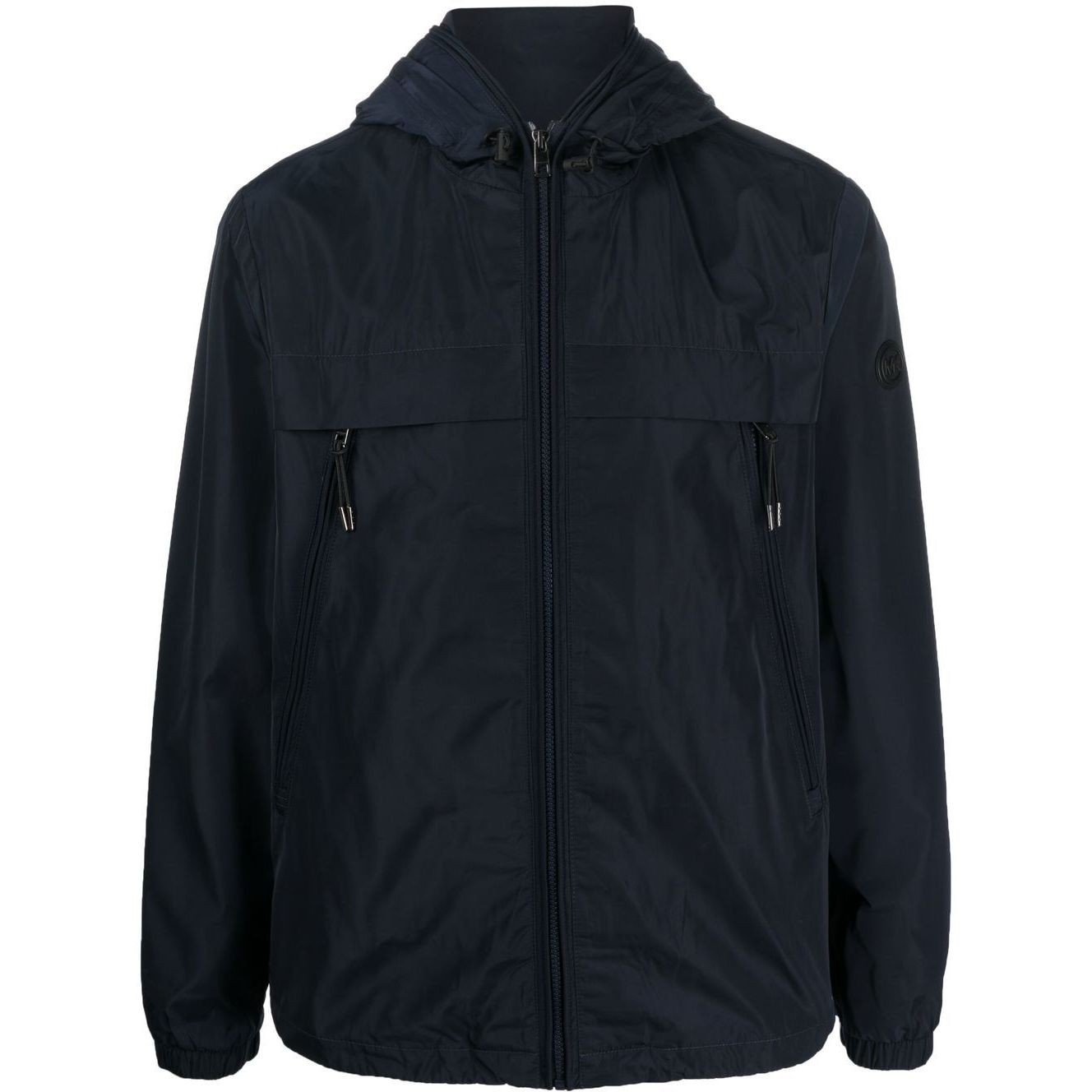 MICHAEL KORS Neperpučiama striukė vyrams, Mėlyna, Logo tape windbreaker 1