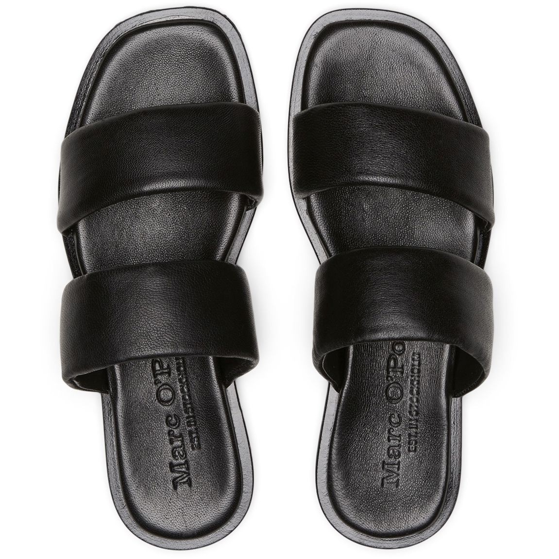 MARC O'POLO Guminės šlepetės moterims, Juoda, Marit  Slides 3