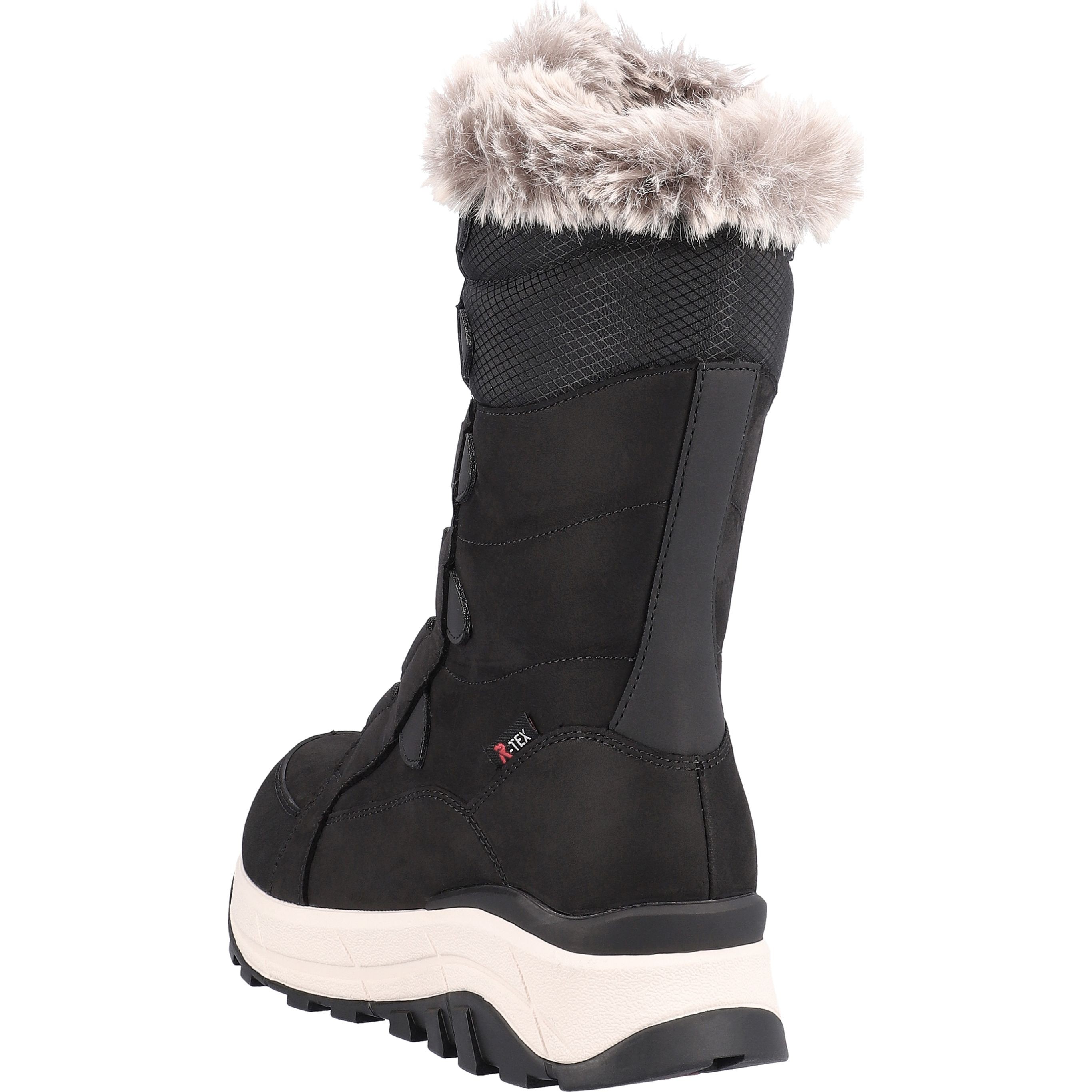 RIEKER EVOLUTION Aulinukai moterims, Juoda, Ladies mid height boots 6
