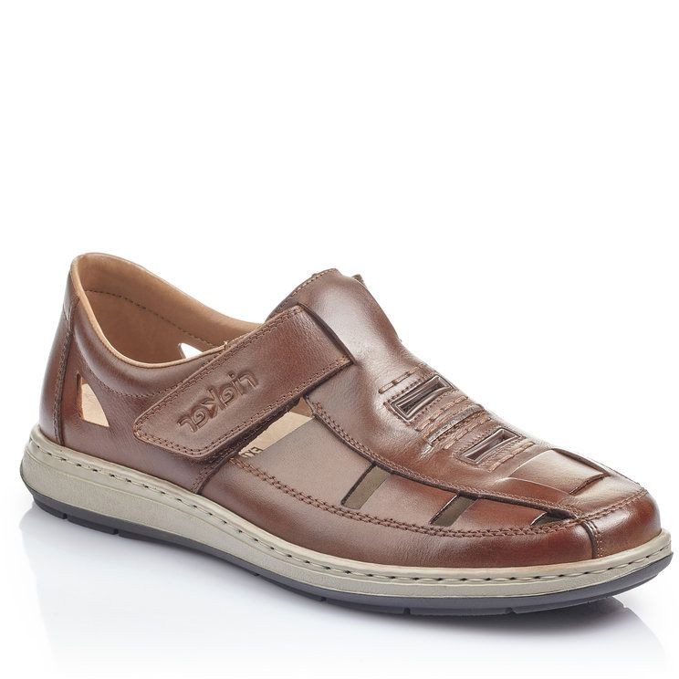 RIEKER Basutės vyrams, Ruda, SANDALS 1