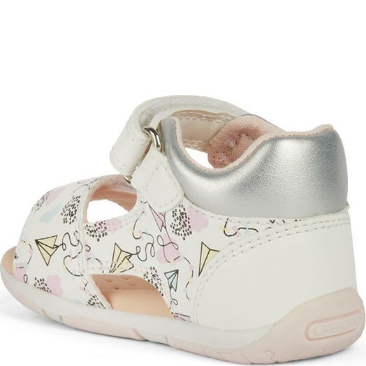 GEOX Basutės mergaitėms, Balta, Sandal tapuz 3