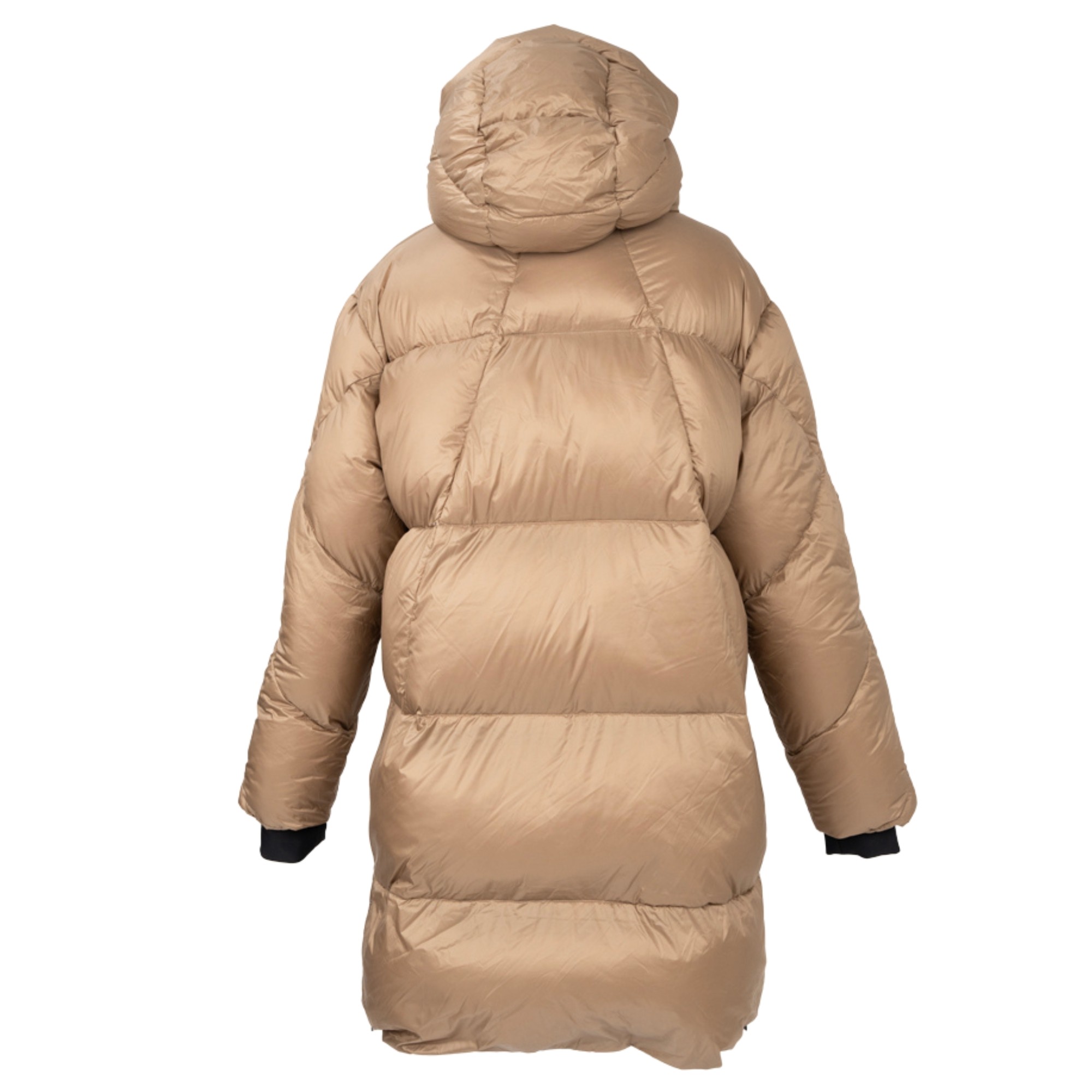 SERGIO MORETTI Pūkinė striukė moterims, Smėlio, Jackets 2