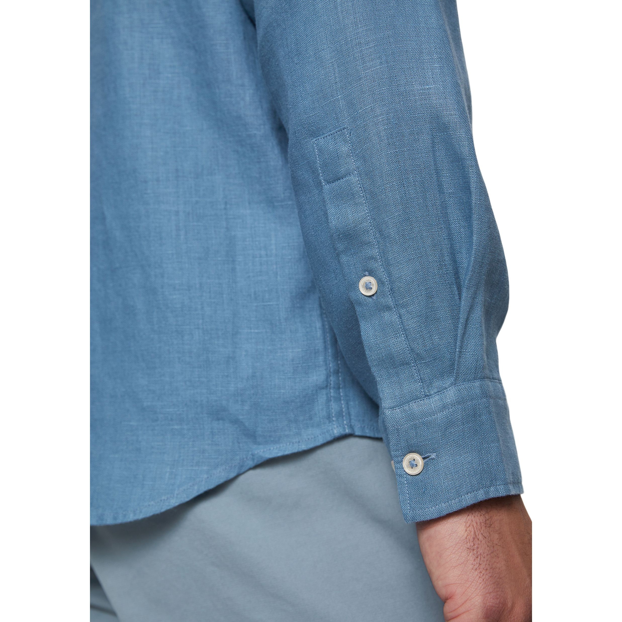 MARC O'POLO Marškiniai ilgomis rankovėmis vyrams, Mėlyna 4