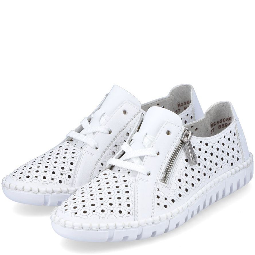 RIEKER Laisvalaikio bateliai moterims, Balta, LEISURE 13