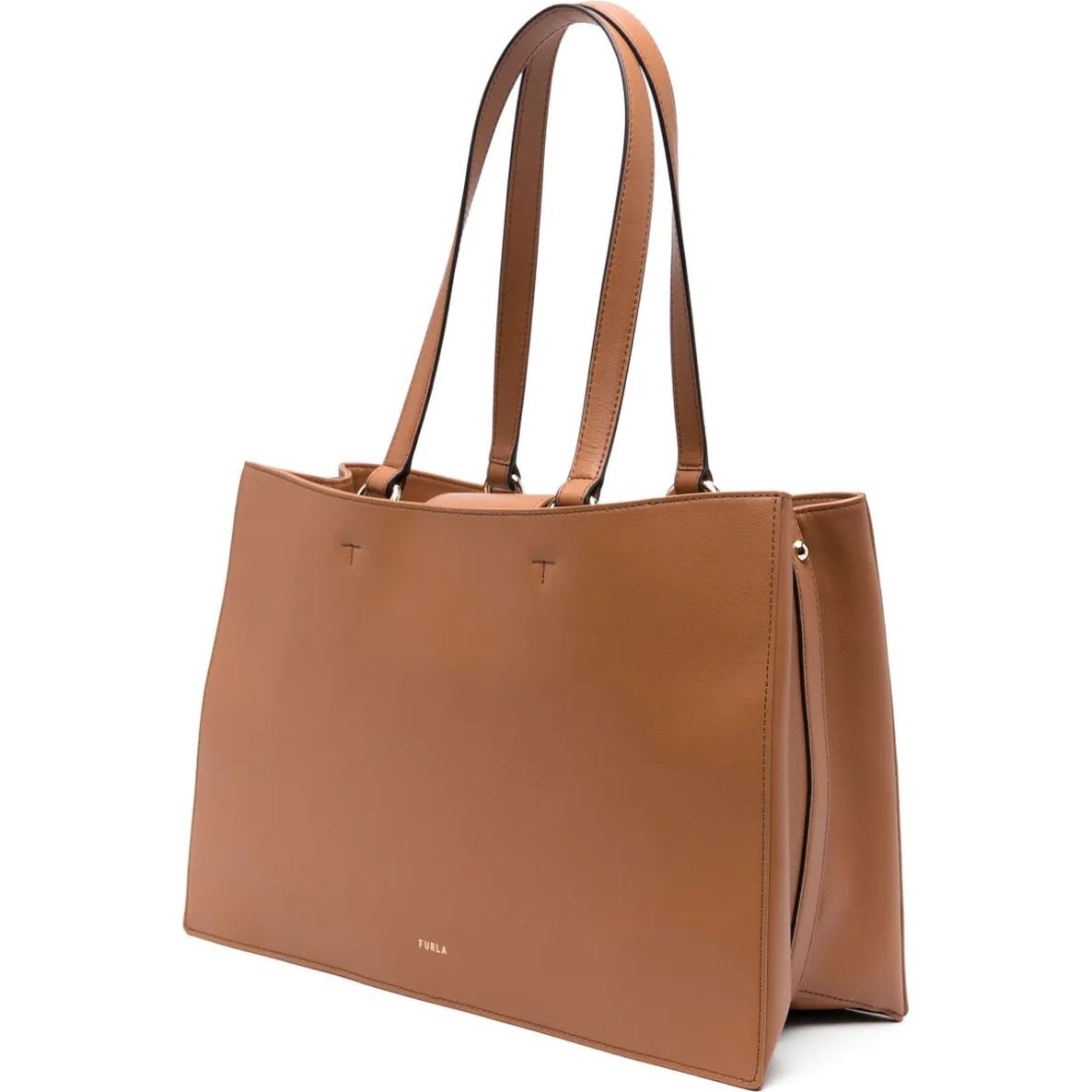 FURLA Pirkinių krepšys moterims, Ruda, Furla nuvola l tote 2