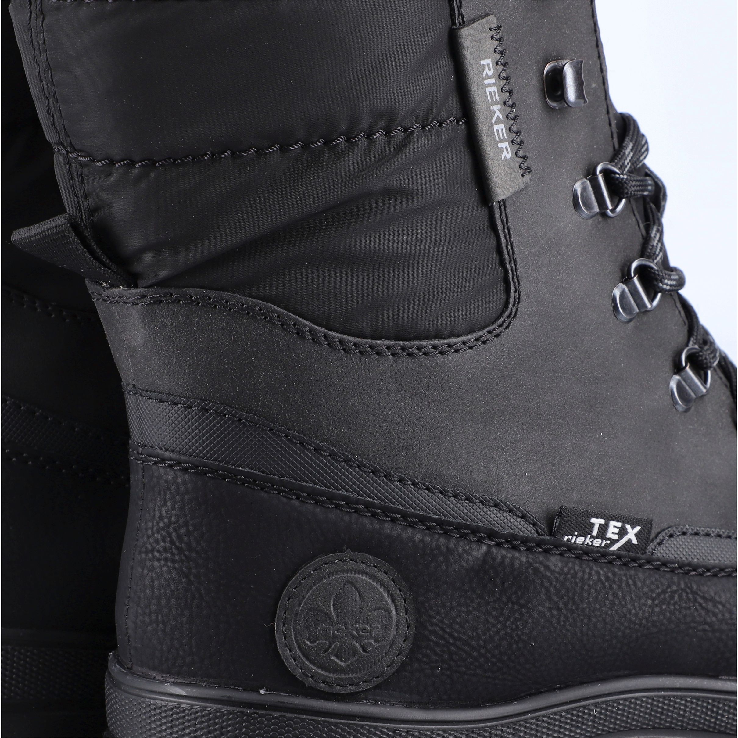 RIEKER Aulinukai vyrams, Juoda, Men's boots 4