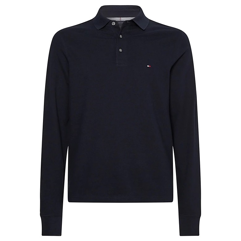 TOMMY HILFIGER Polo marškiniai ilgos rank. vyrams, Mėlyna, 1985 slim ls polo 1