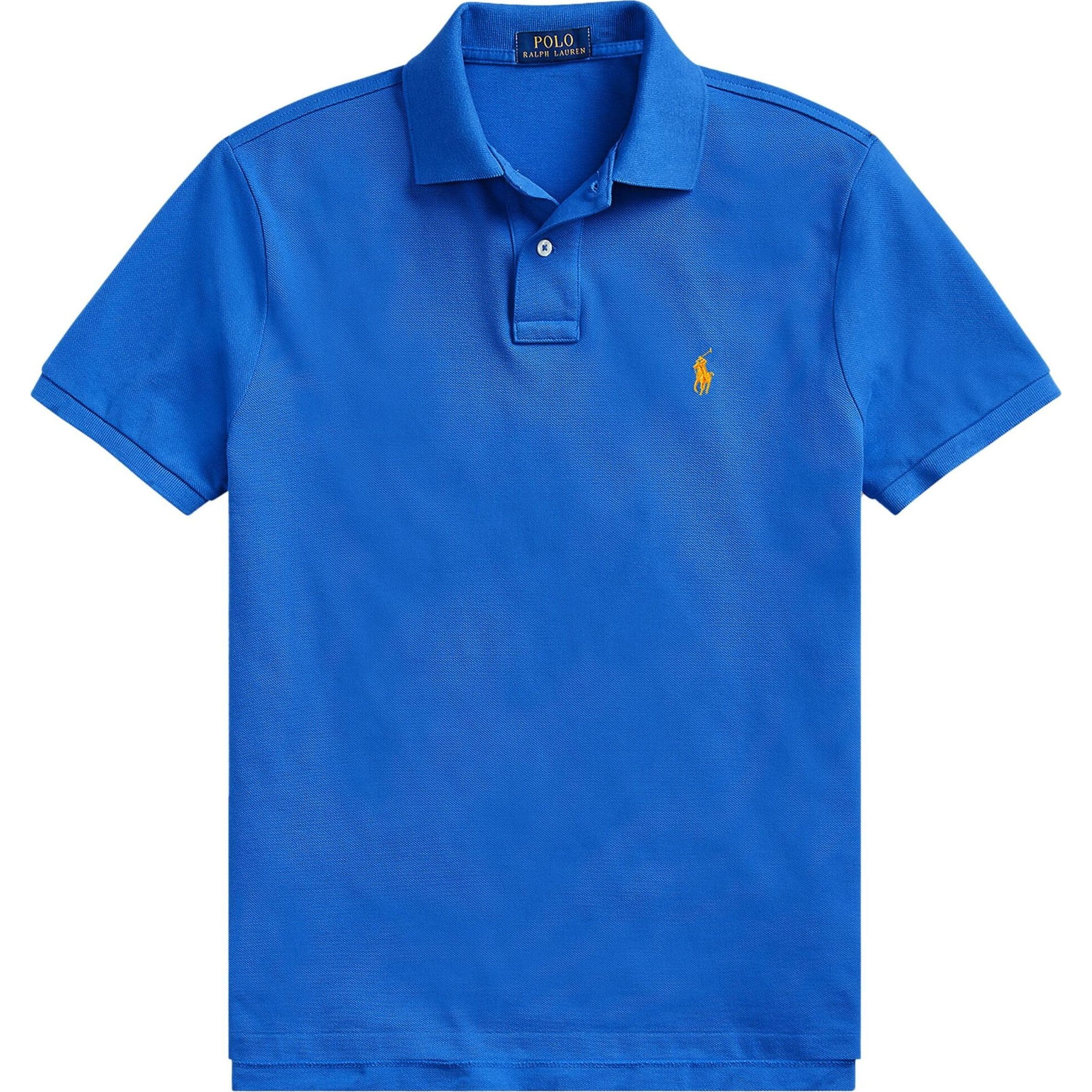 POLO RALPH LAUREN Polo marškiniai trumpos rank. vyrams, Mėlyna, Short sleeve polo 1