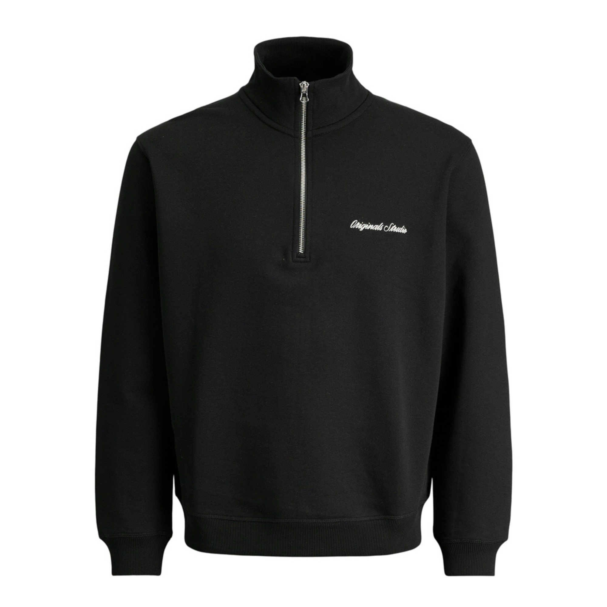 JACK & JONES Megztinis vyrams, Juoda, Norrebro emb sweat 1