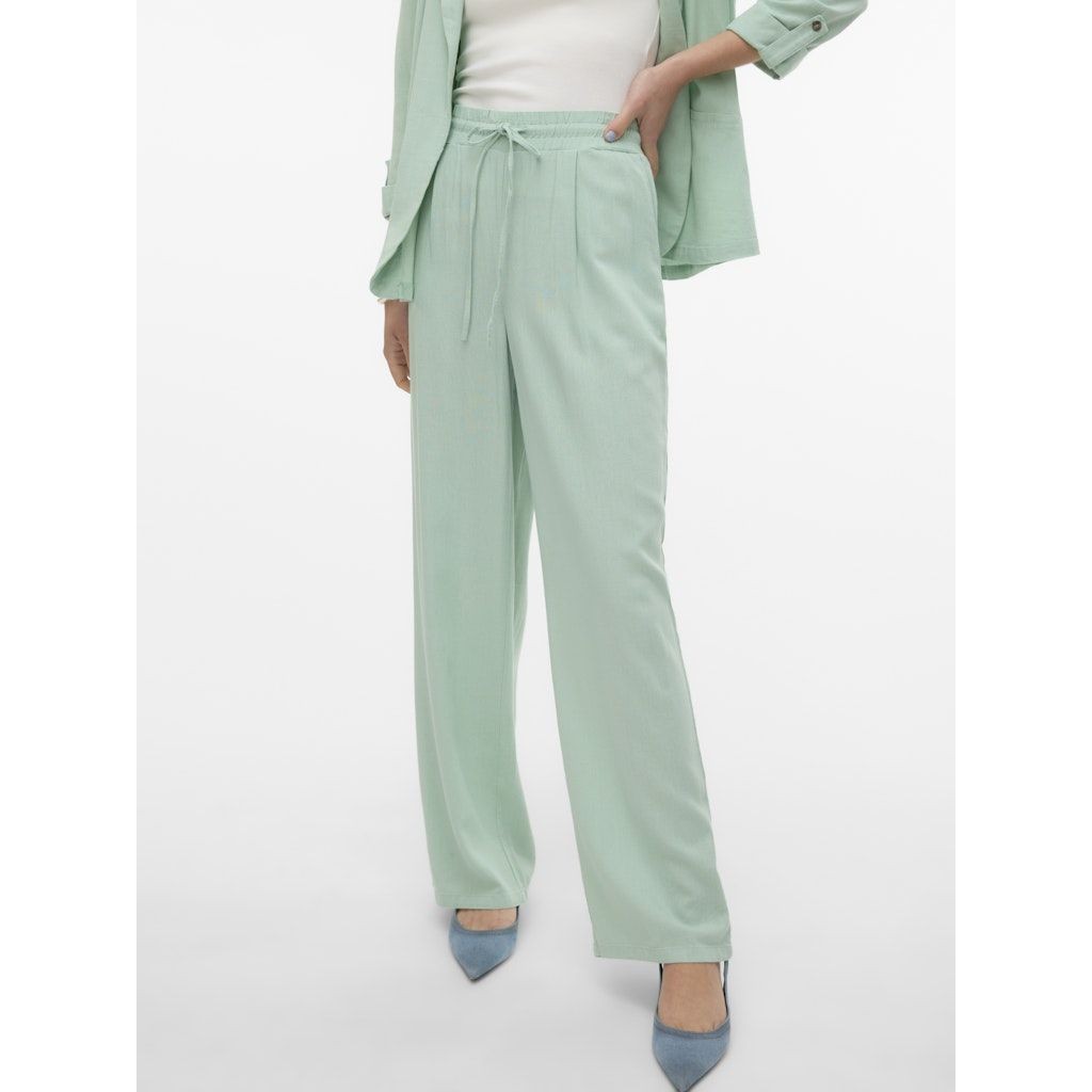 VERO MODA Kelnės moterims, Žalia, Vmjesmilo pants 4